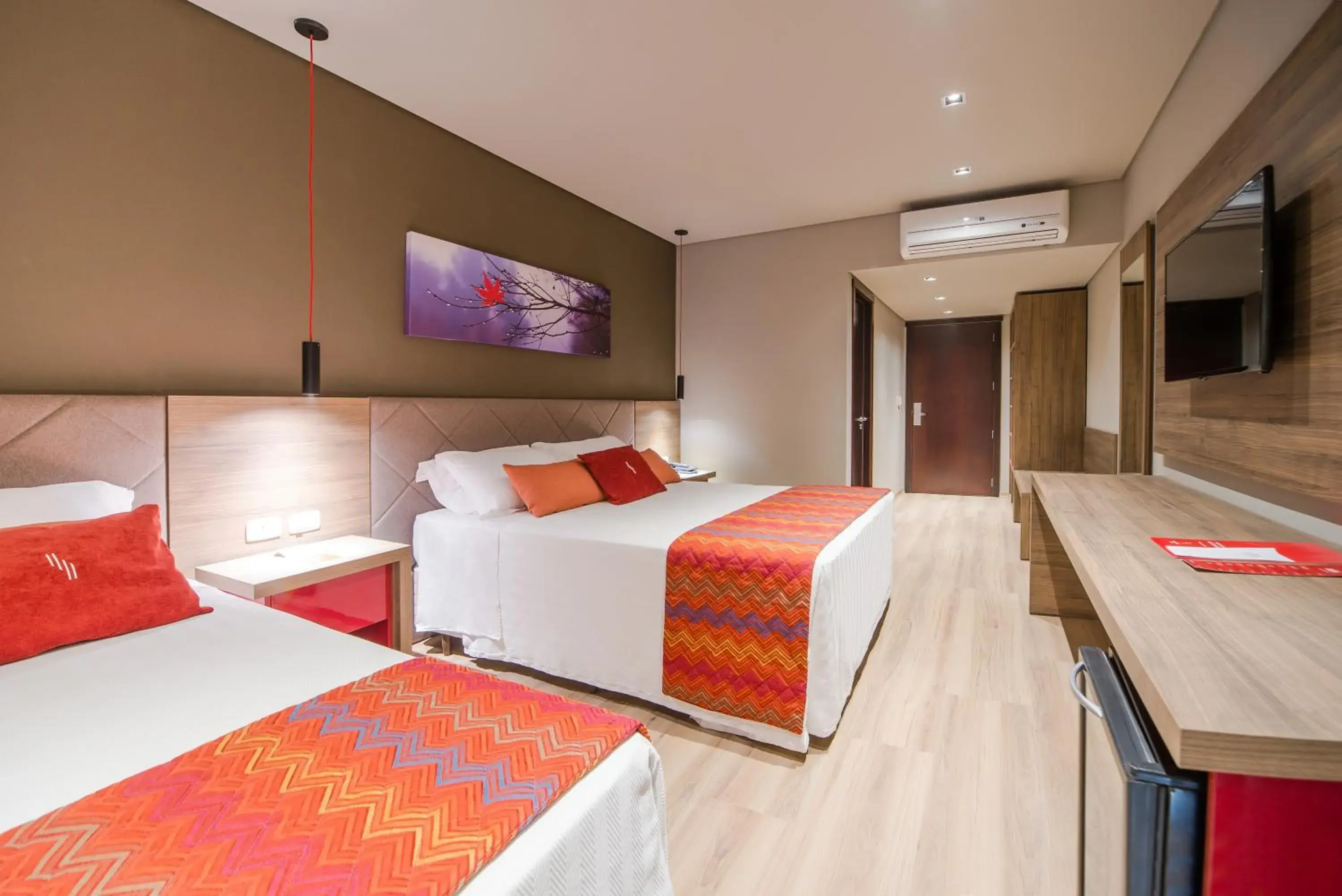 Bed in Hotel Laghetto Stilo Borges Oficial Bed in Hotel Laghetto Stilo Borges Oficial