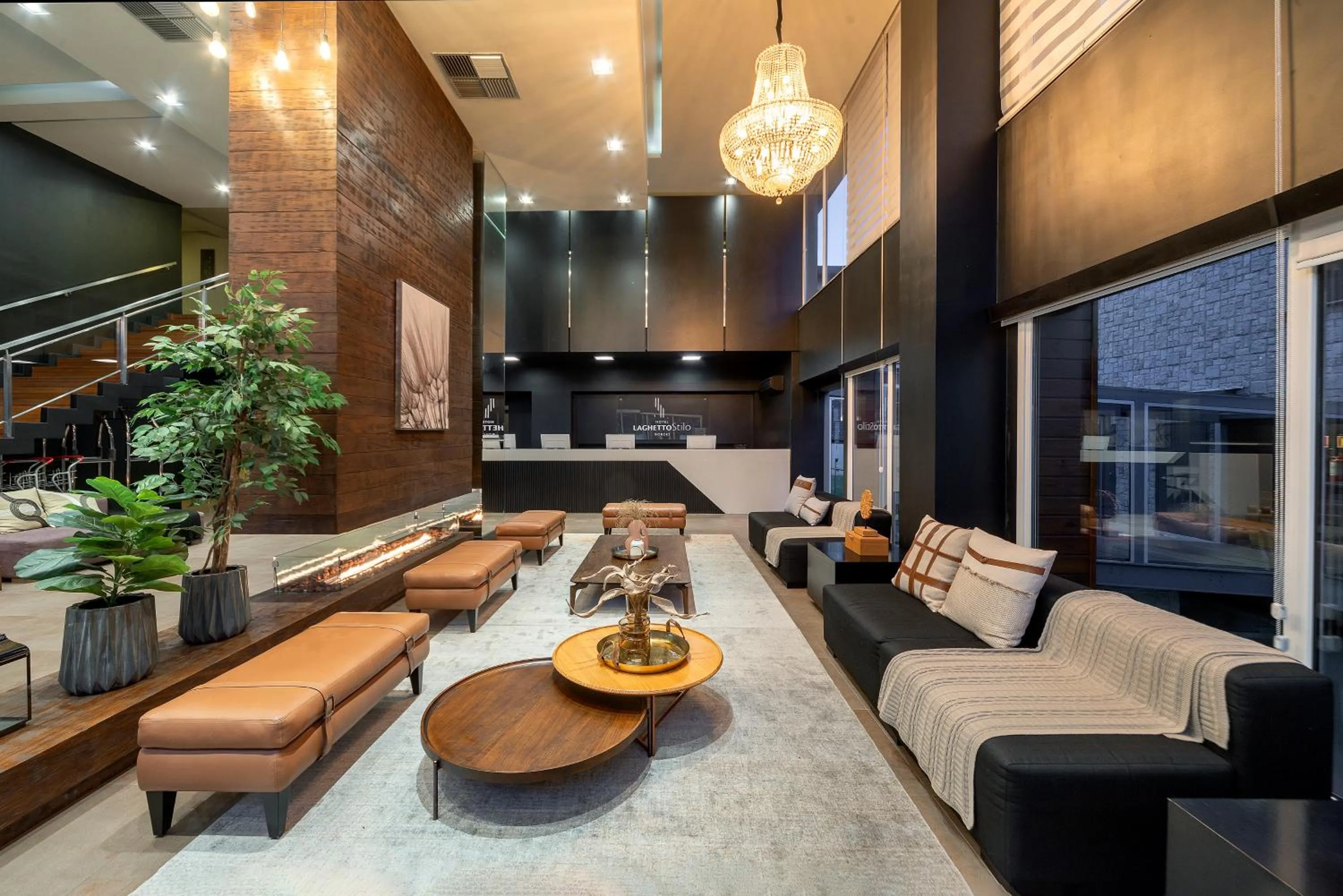 Lobby or reception in Hotel Laghetto Stilo Borges Oficial