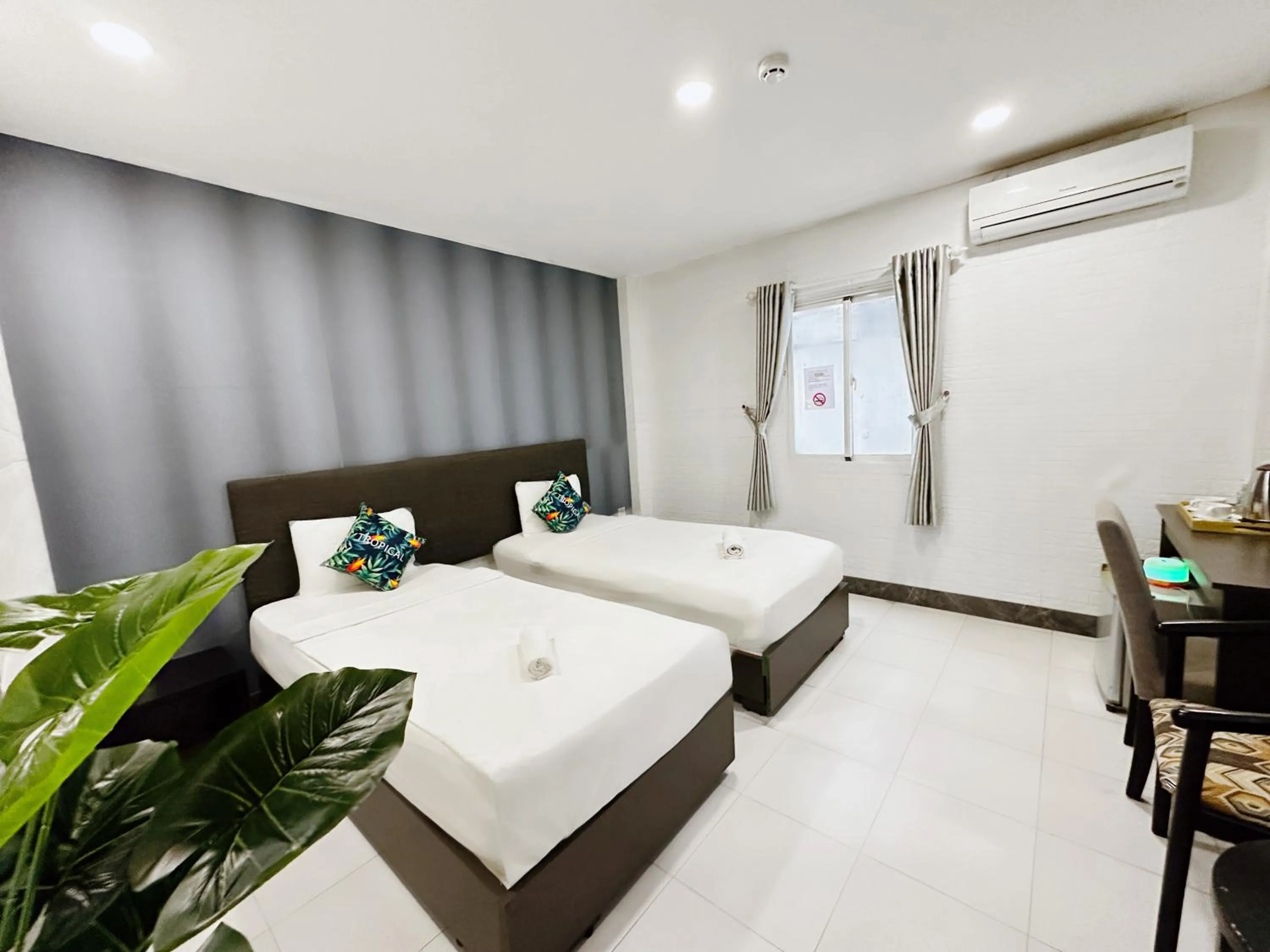 Bed in Centana Ben Thanh Hotel