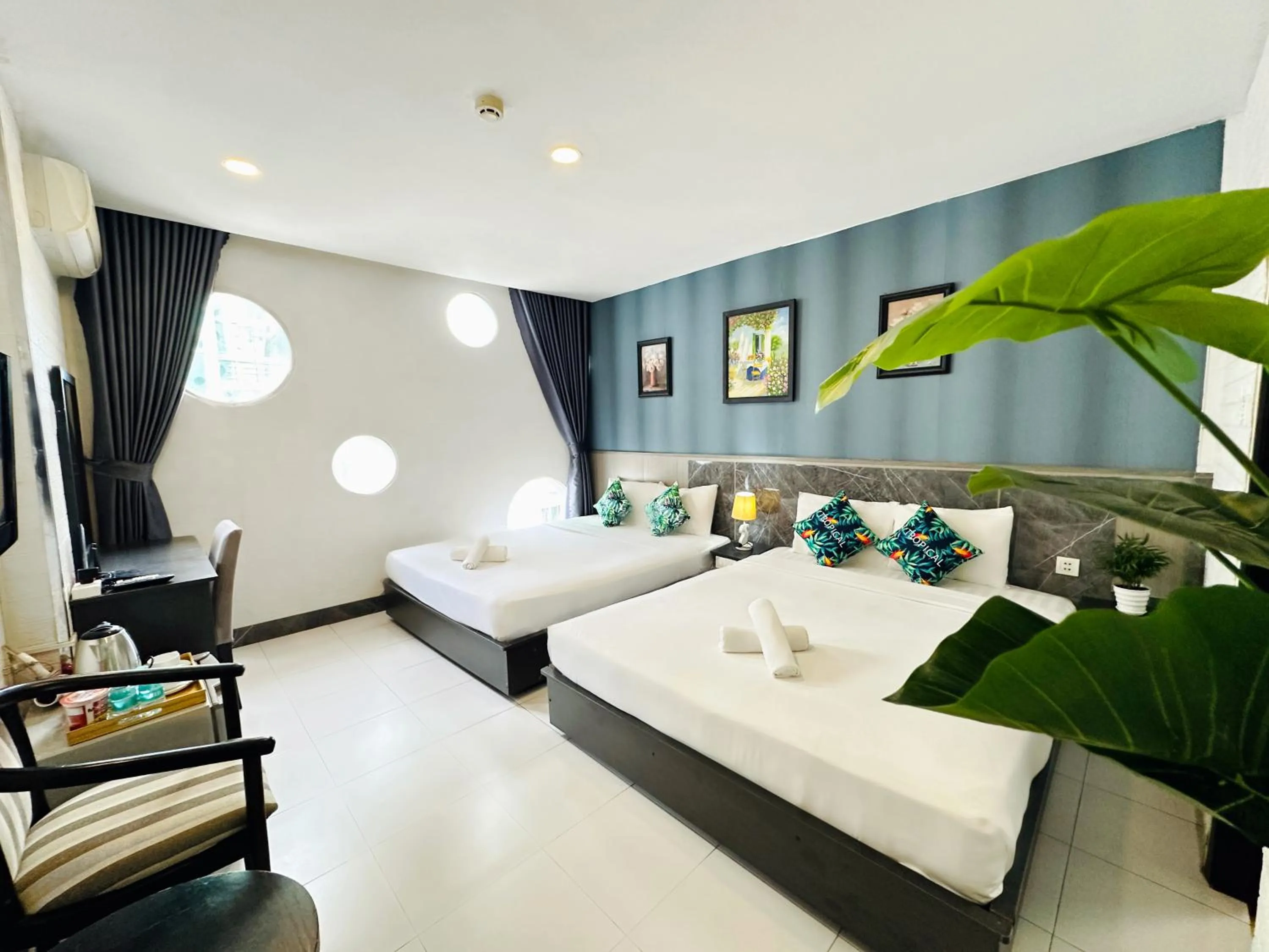 Photo of the whole room, Bed in Centana Ben Thanh Hotel