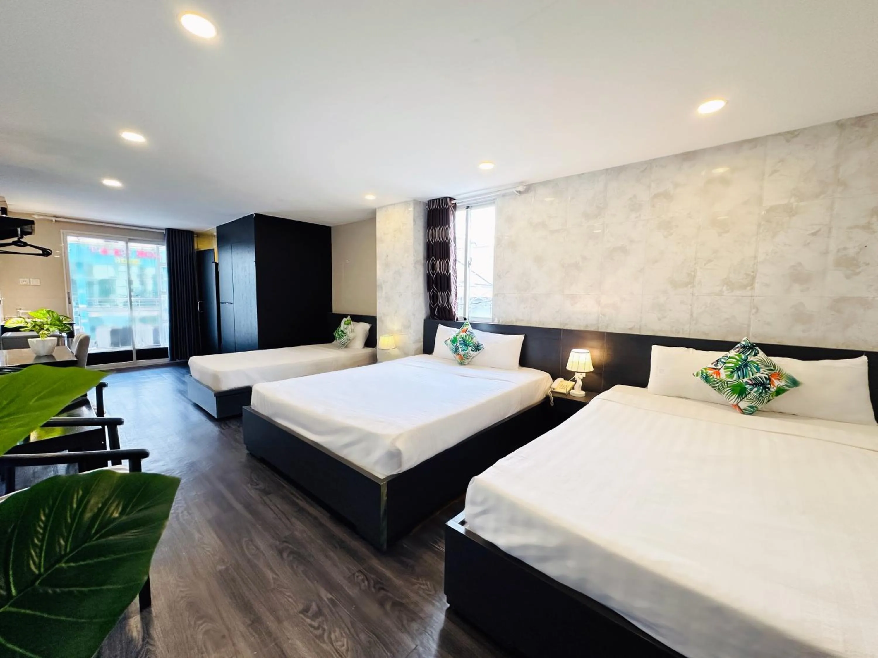 Bed in Centana Ben Thanh Hotel