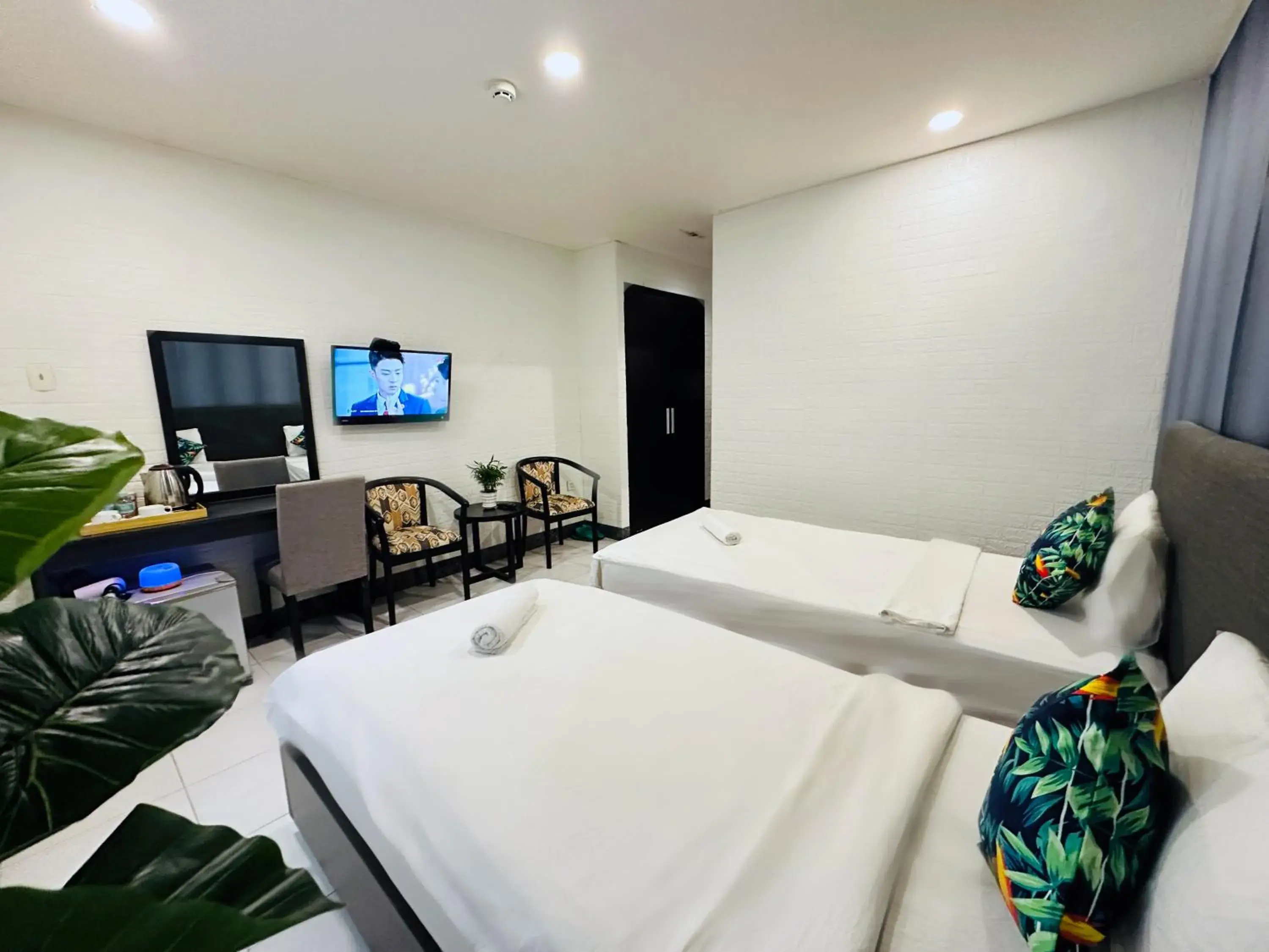 TV and multimedia, Bed in Centana Ben Thanh Hotel TV and multimedia, Bed in Centana Ben Thanh Hotel