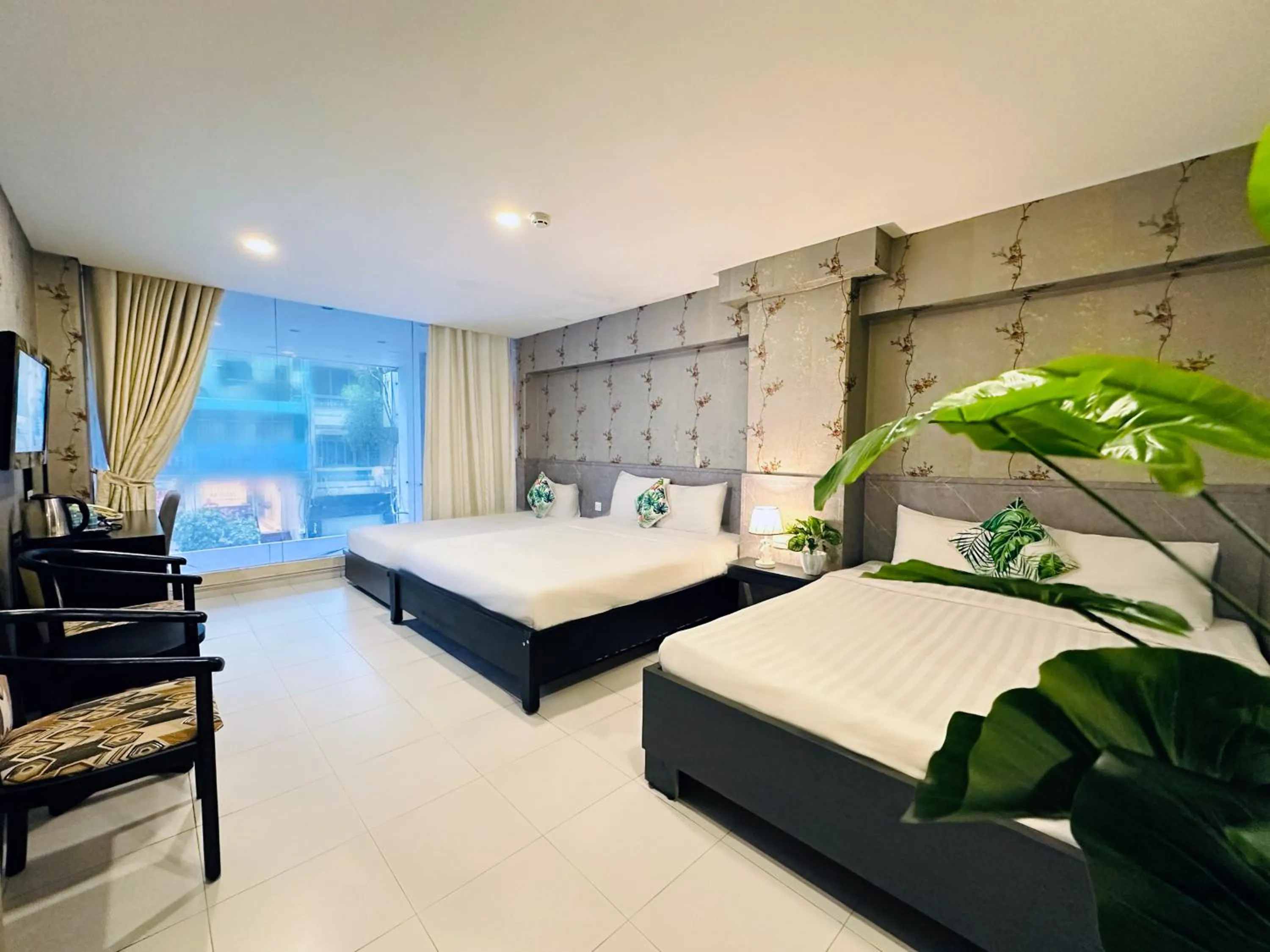 Bed in Centana Ben Thanh Hotel