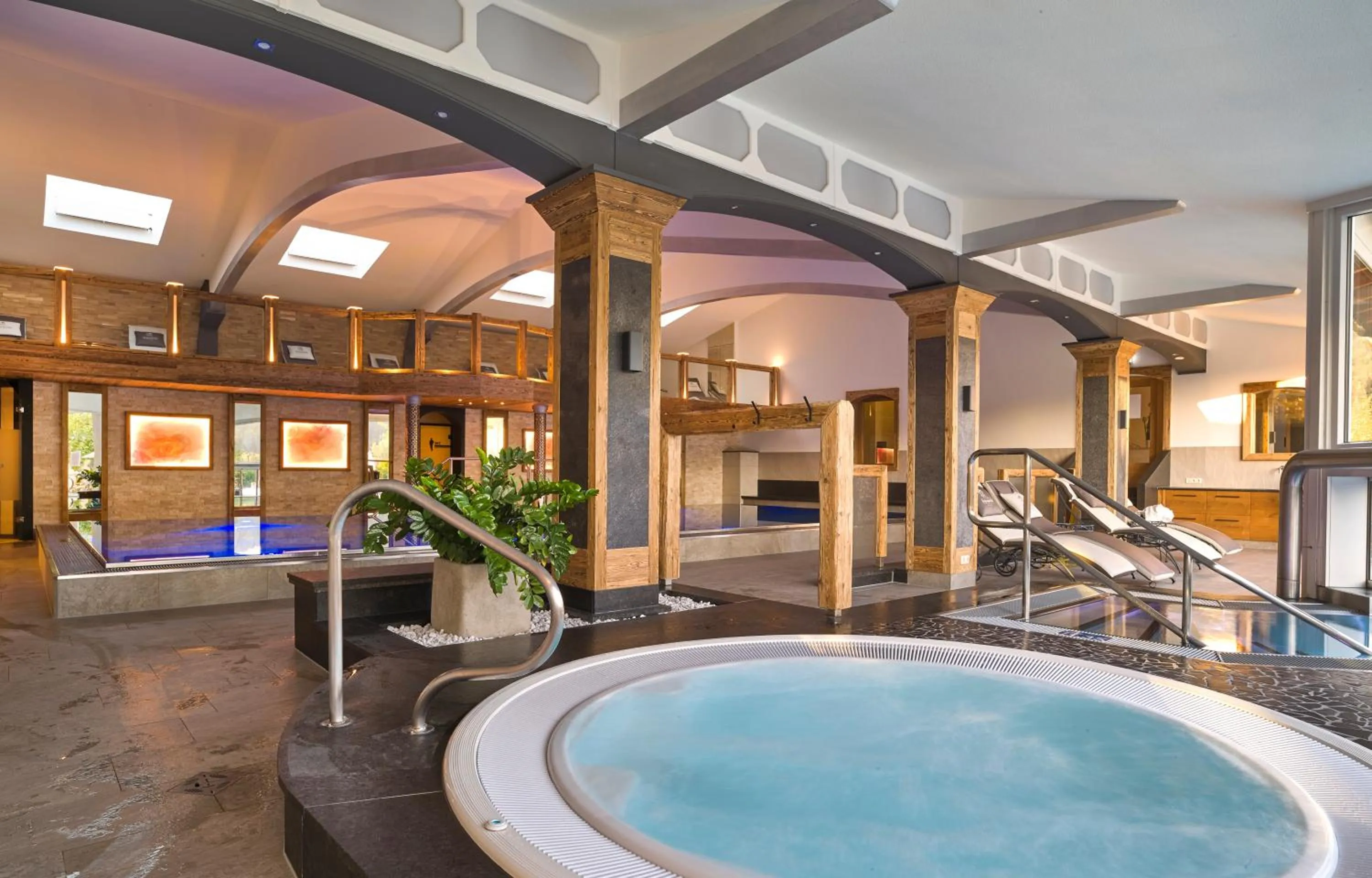 Spa and wellness centre/facilities in Kristall- & Vitalhotel Bergknappenhof