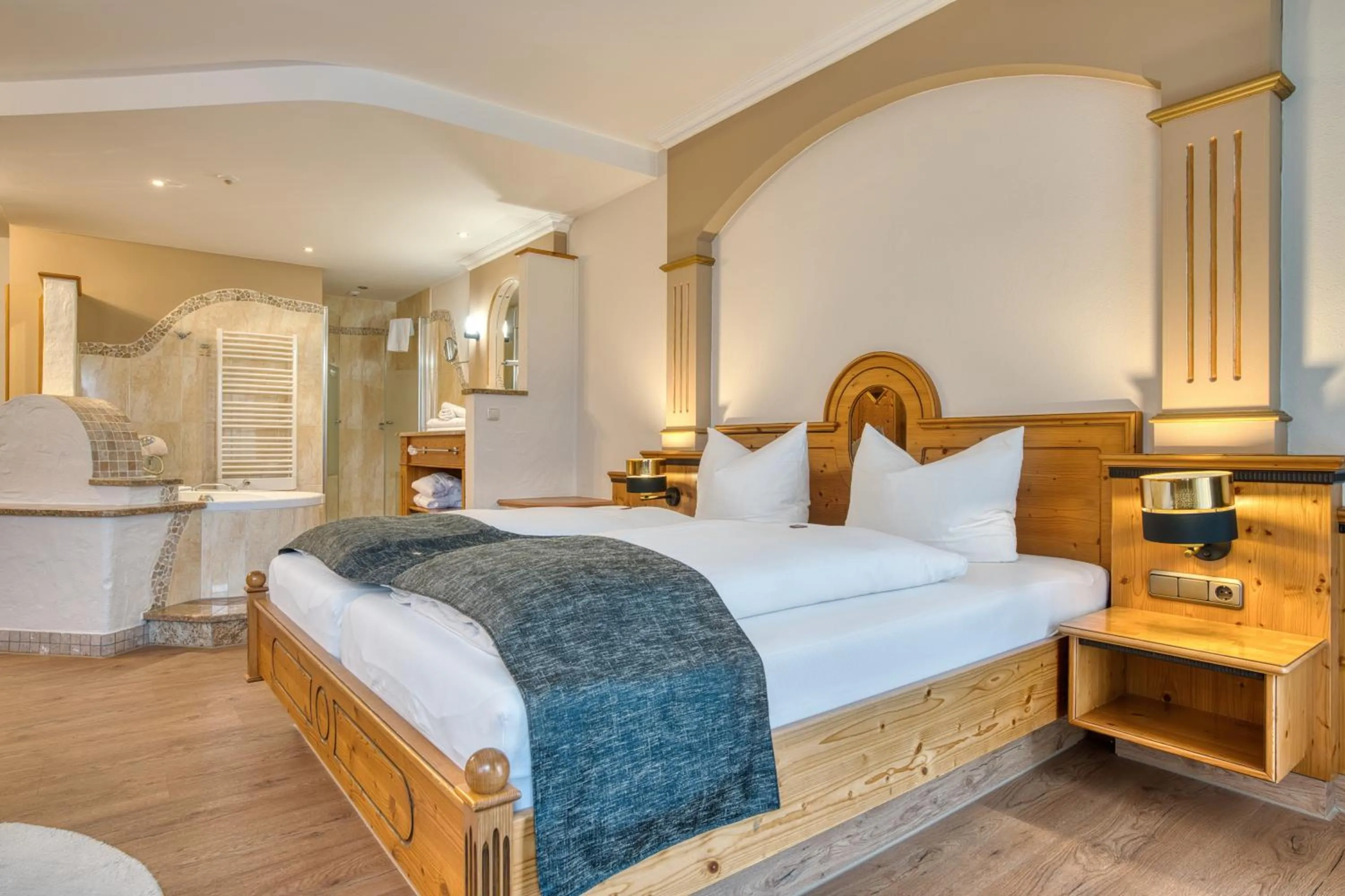 Bed in Kristall- & Vitalhotel Bergknappenhof