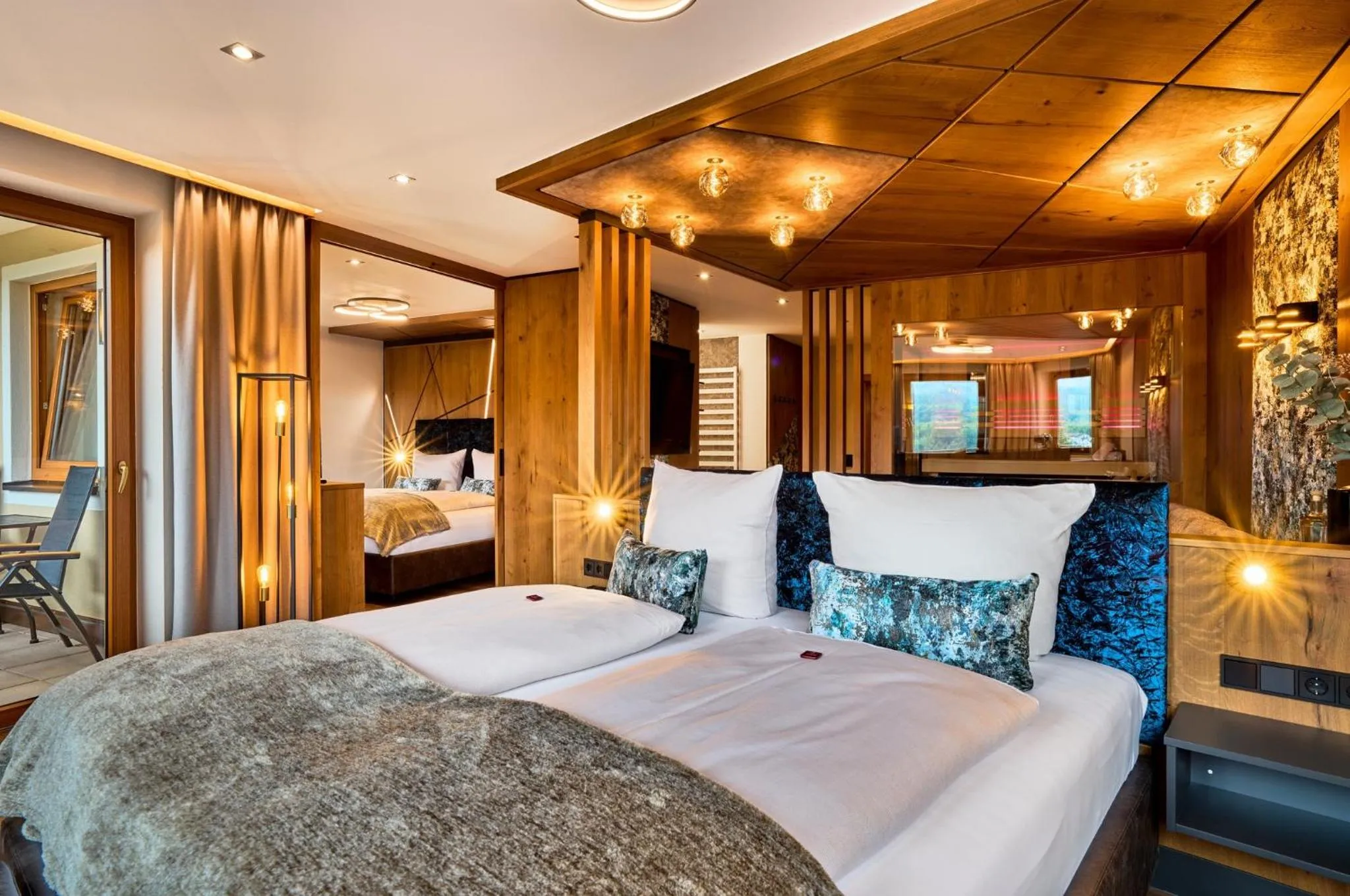 Bed in Kristall- & Vitalhotel Bergknappenhof