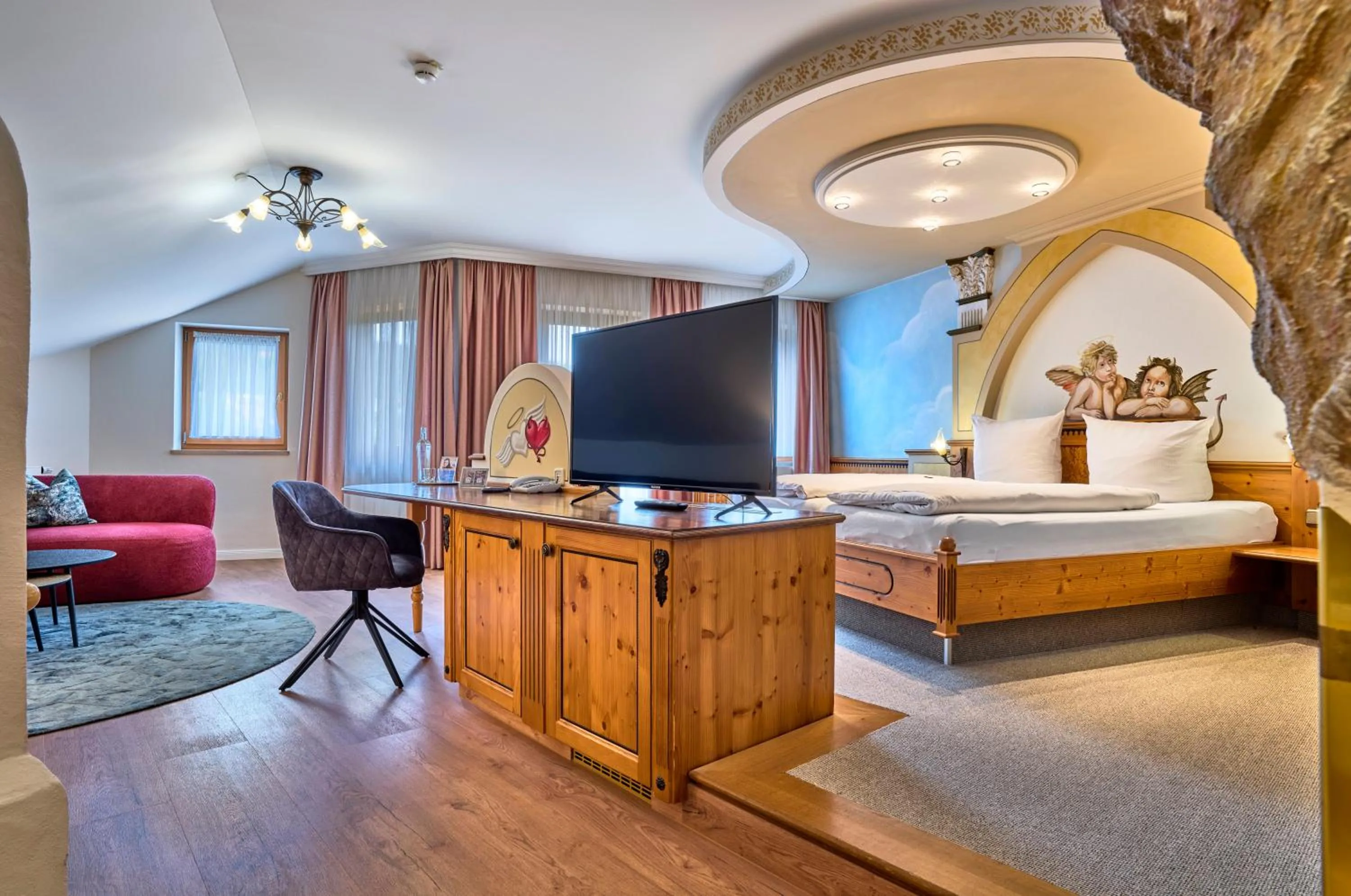 Bed in Kristall- & Vitalhotel Bergknappenhof