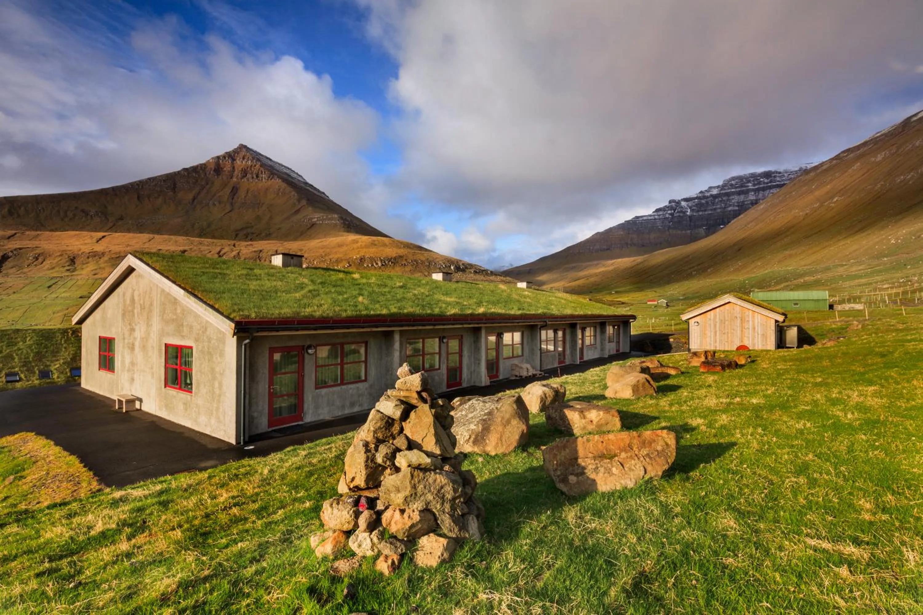 Property building in Gjaargardur Guesthouse Gjogv