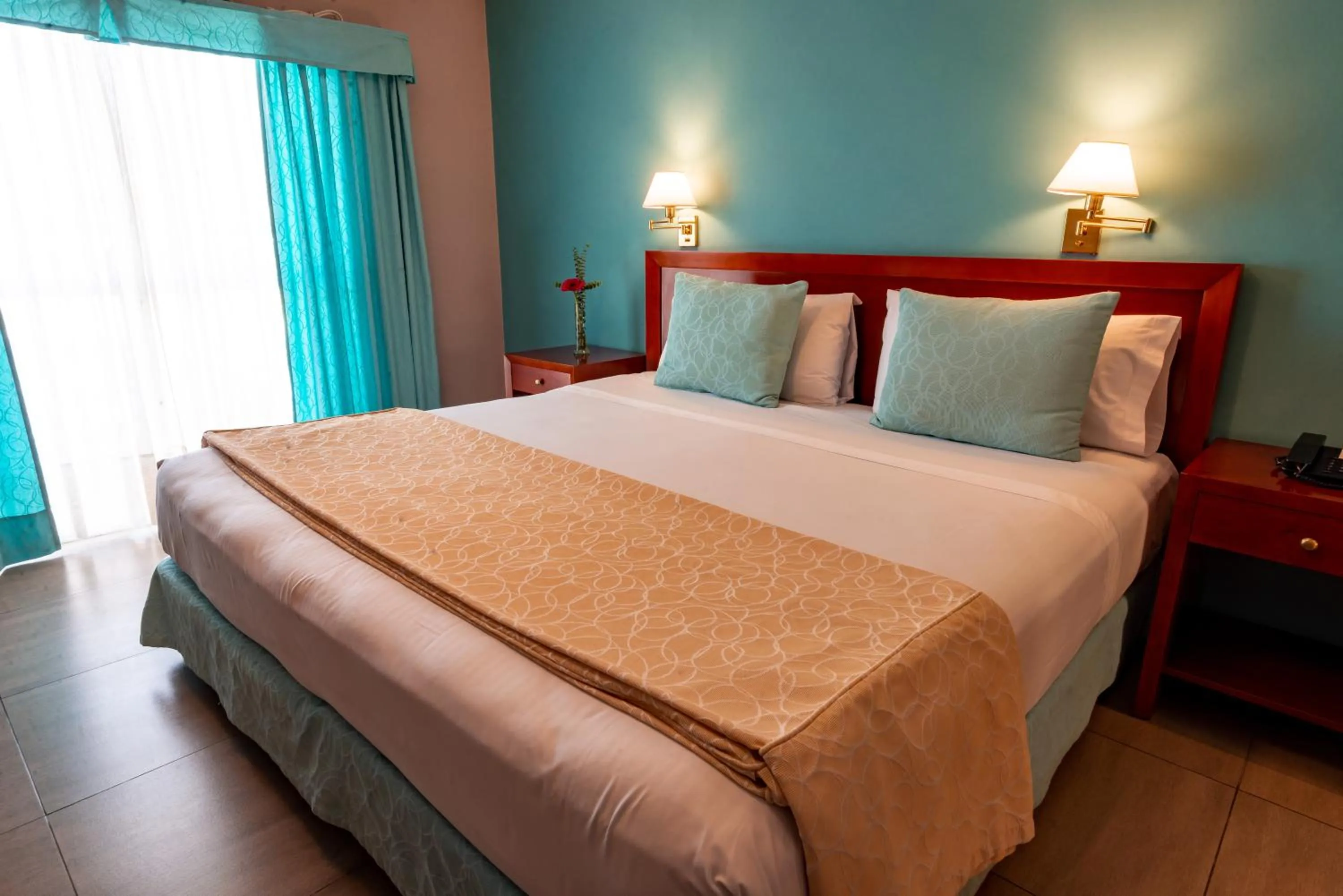 Bed in Hotel Riviera