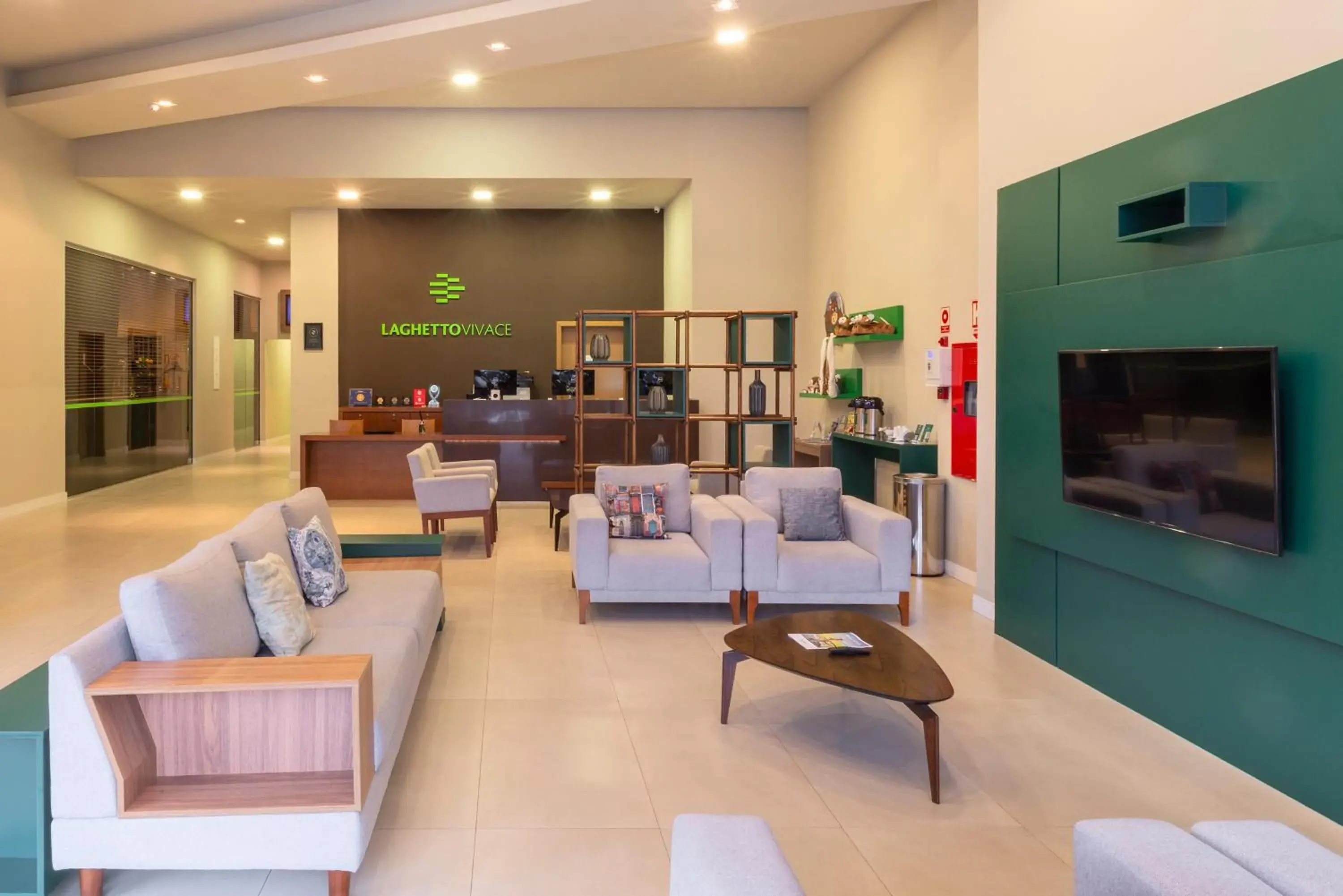 Lobby or reception in Hotel Laghetto Vivace Lobby or reception in Hotel Laghetto Vivace