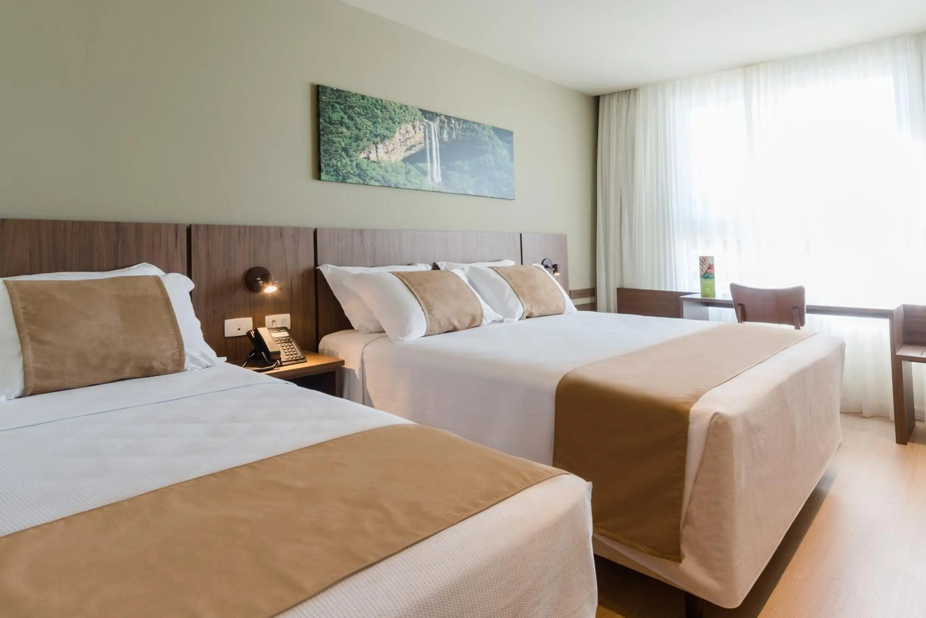 Bed in Hotel Laghetto Vivace Bed in Hotel Laghetto Vivace