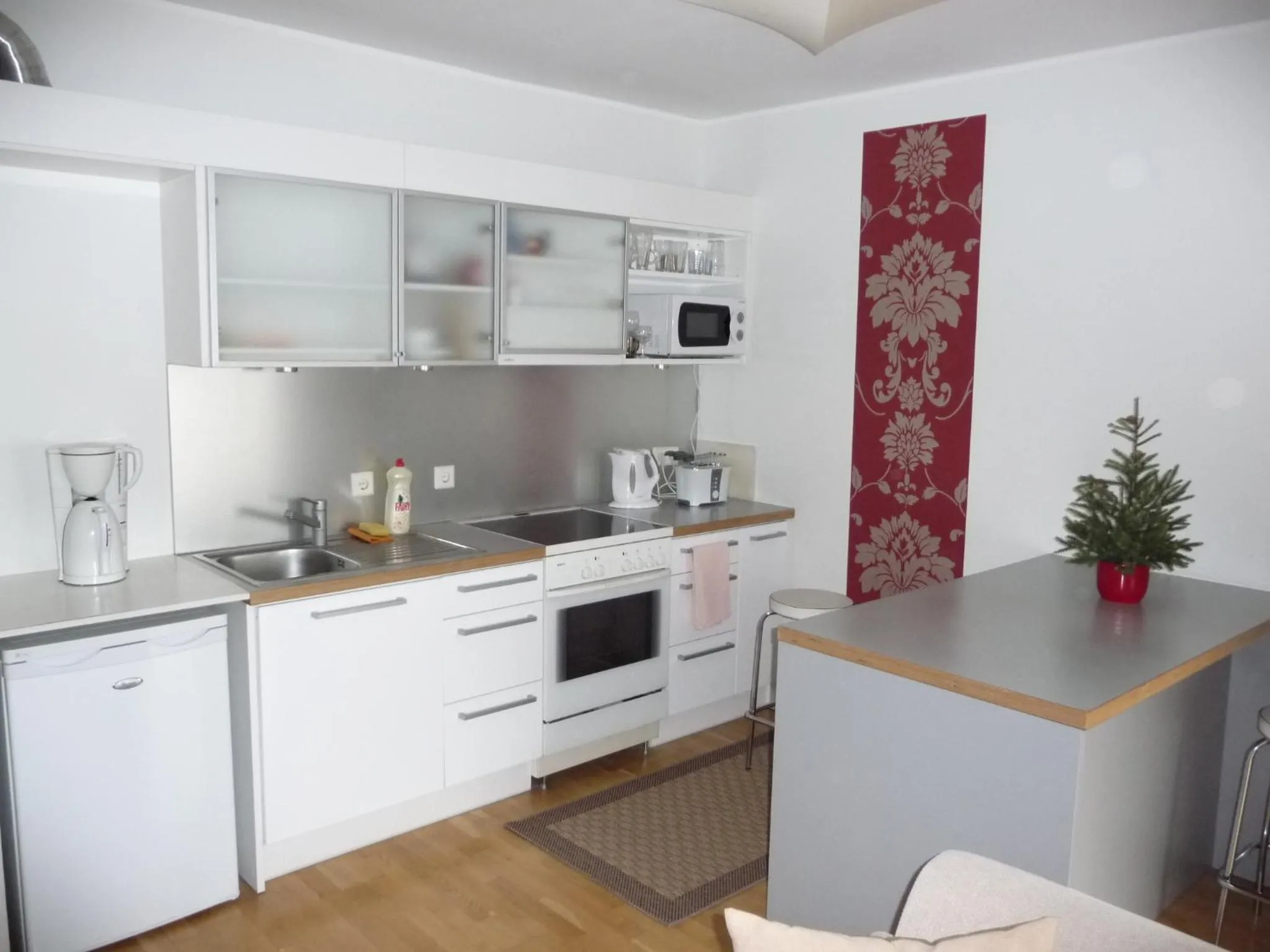 Kitchen or kitchenette in Apartments Rotermanni