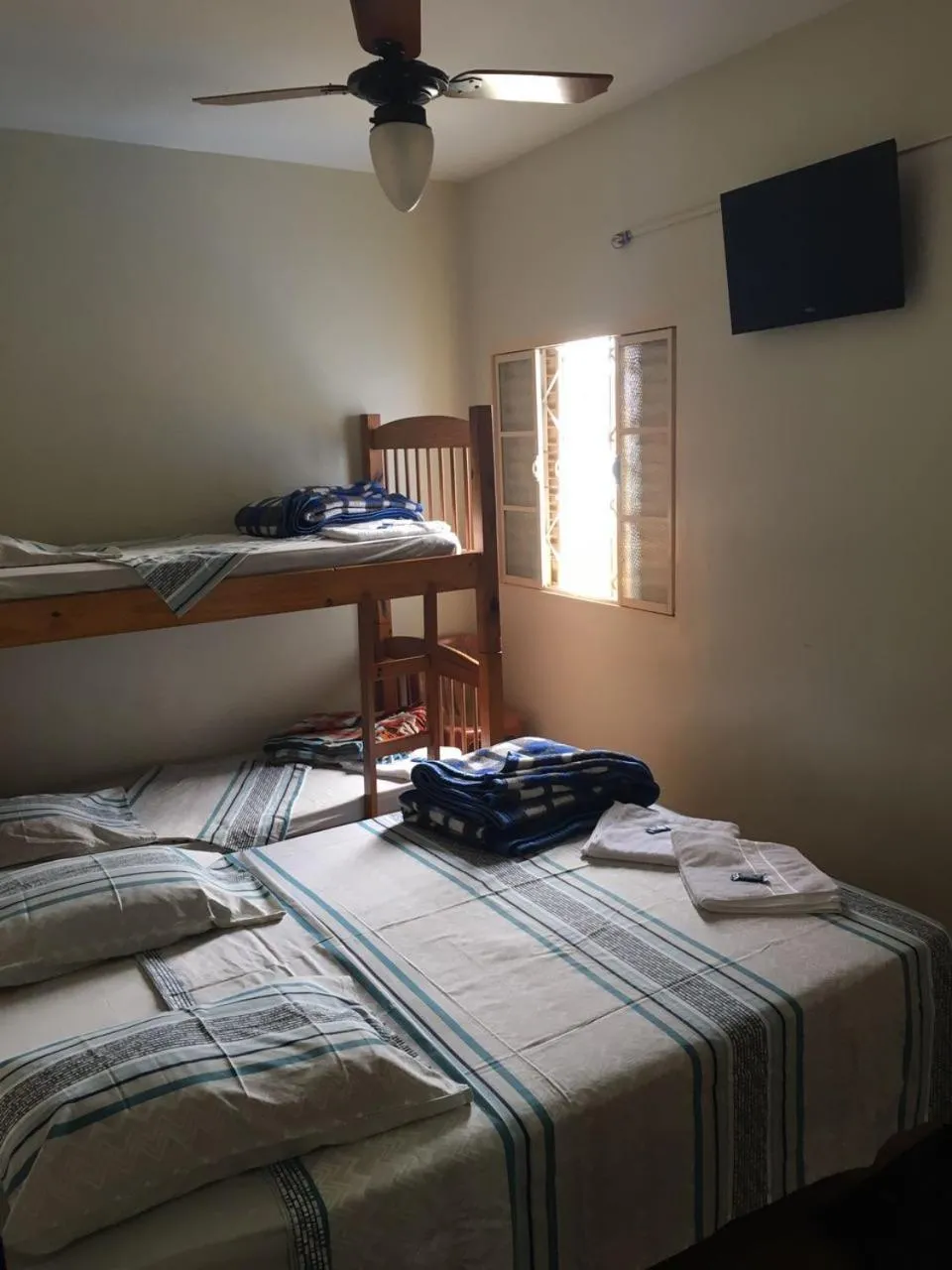 Bed in Hotel Santa Rita
