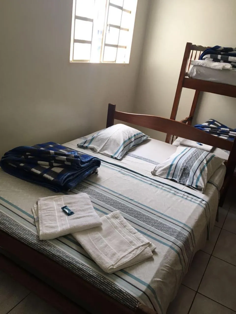 Bed in Hotel Santa Rita
