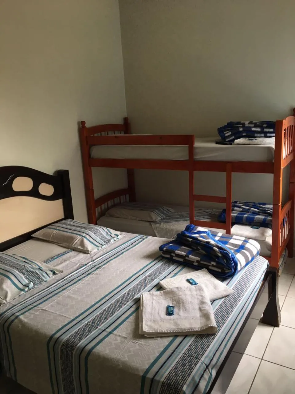 Bed in Hotel Santa Rita