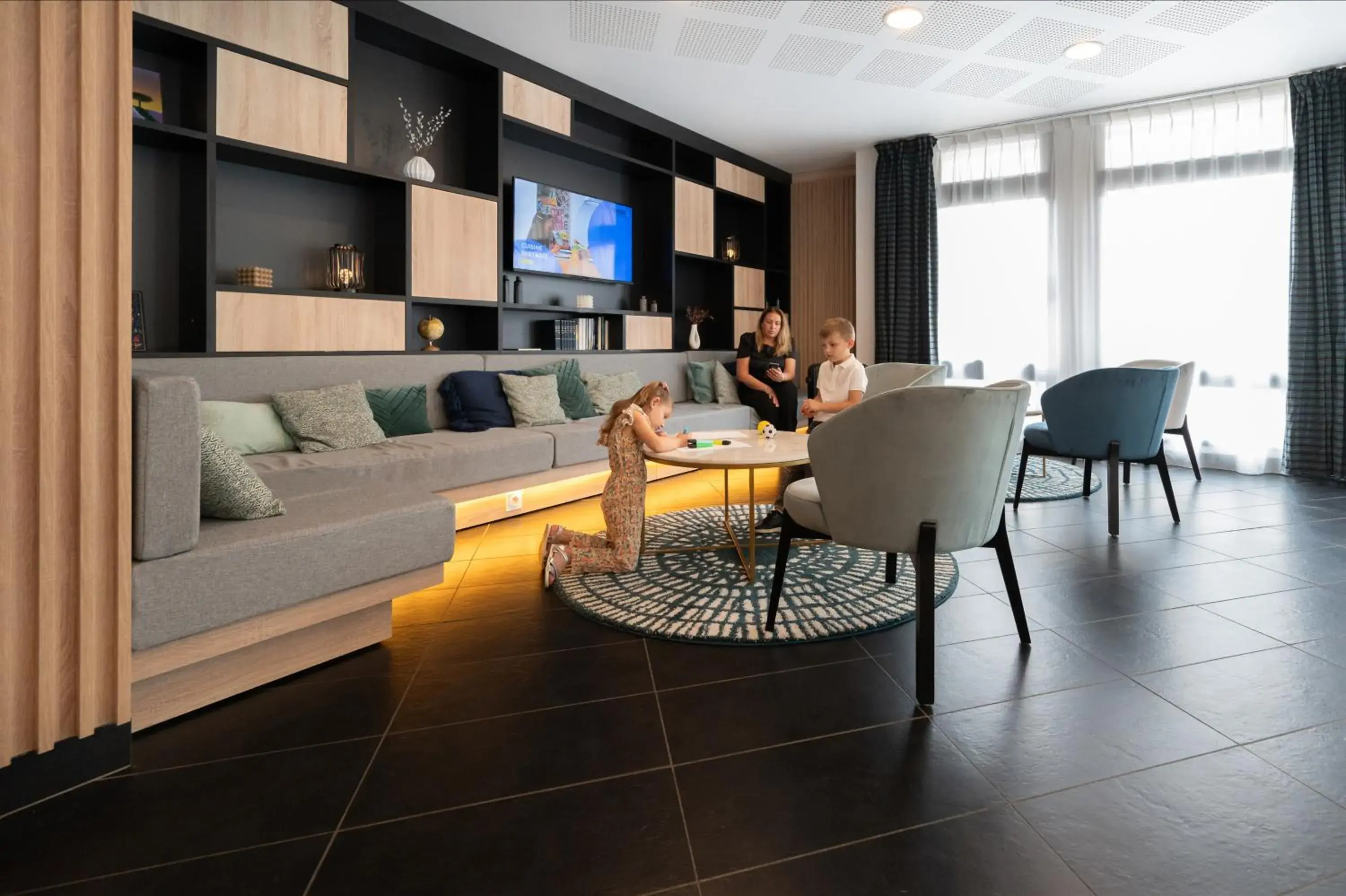 Lobby or reception in Nemea Appart Hotel Home Suite Nancy Centre Lobby or reception in Nemea Appart Hotel Home Suite Nancy Centre