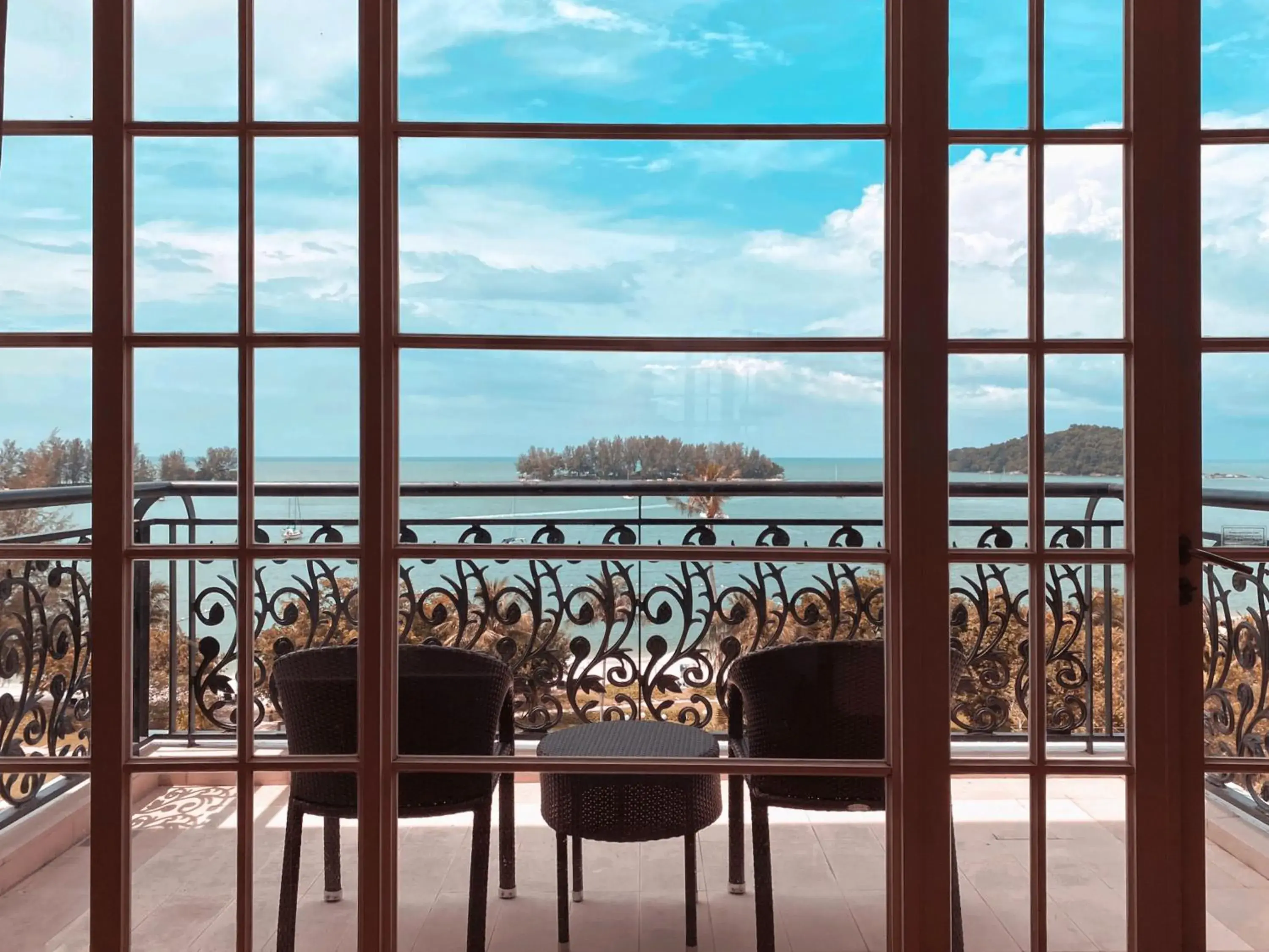 Sea view in The Danna Langkawi - A Member of Small Luxury Hotels of the World Sea view in The Danna Langkawi - A Member of Small Luxury Hotels of the World