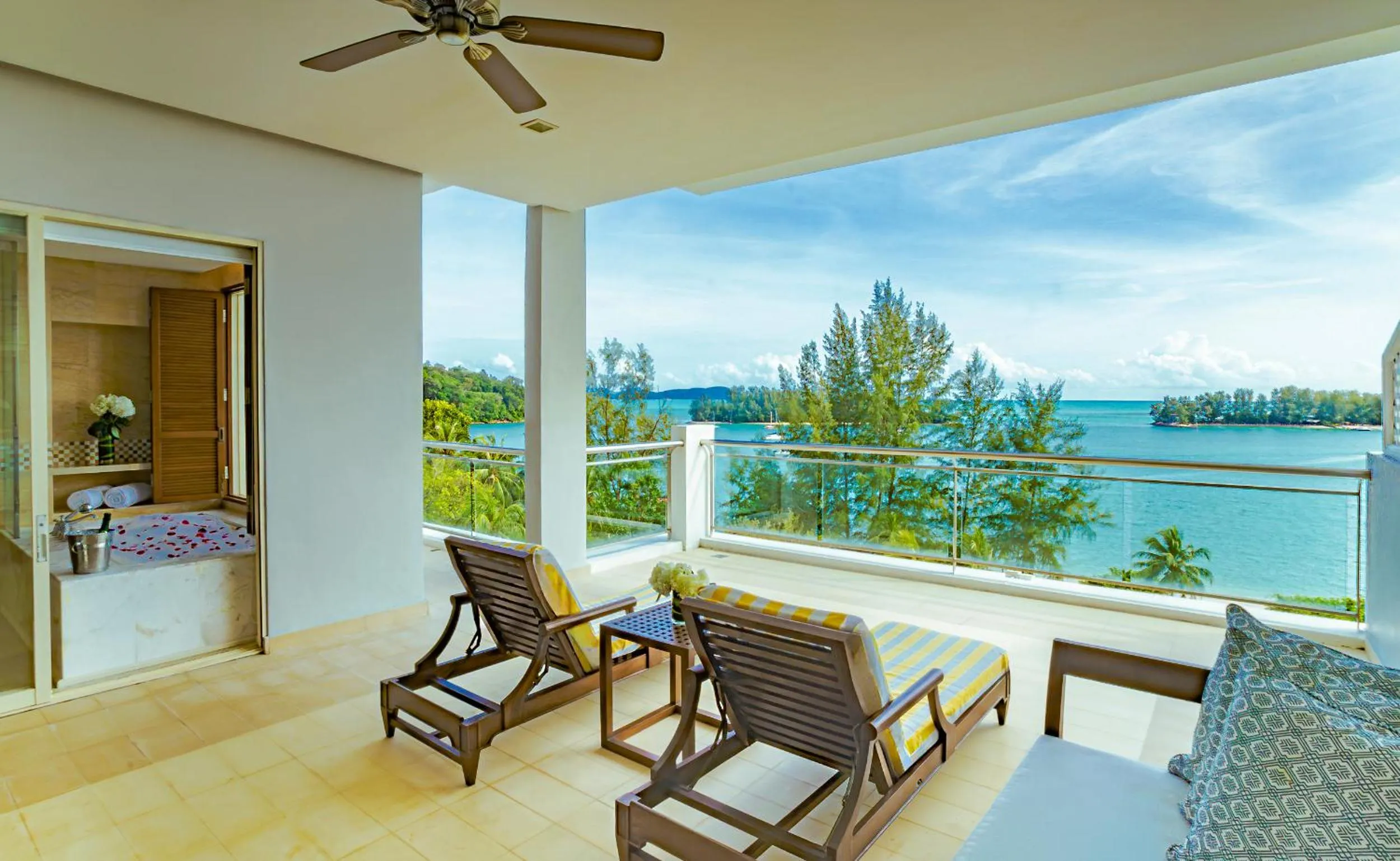 Balcony/Terrace in The Danna Langkawi - A Member of Small Luxury Hotels of the World