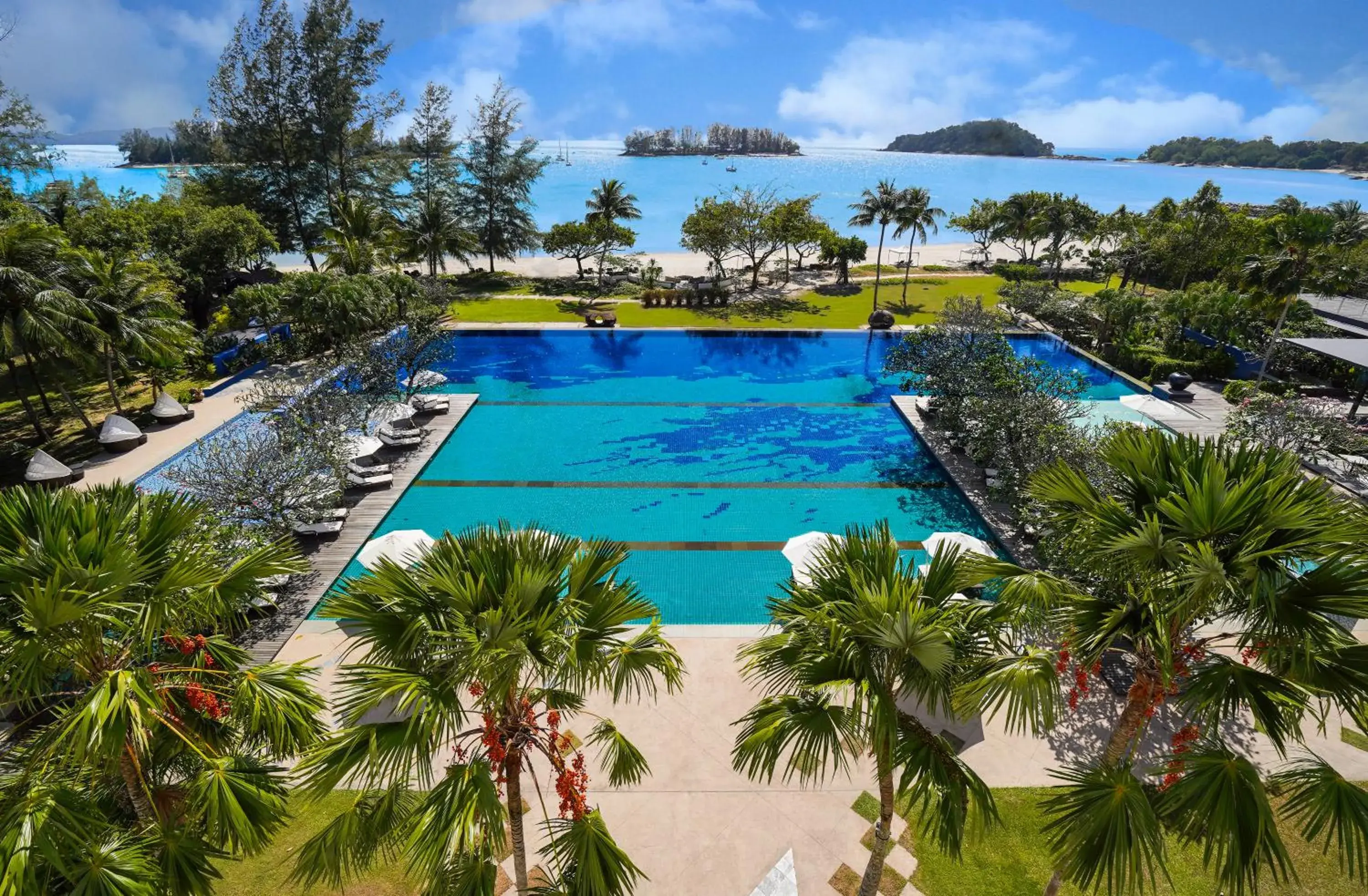 Pool view in The Danna Langkawi - A Member of Small Luxury Hotels of the World Pool view in The Danna Langkawi - A Member of Small Luxury Hotels of the World
