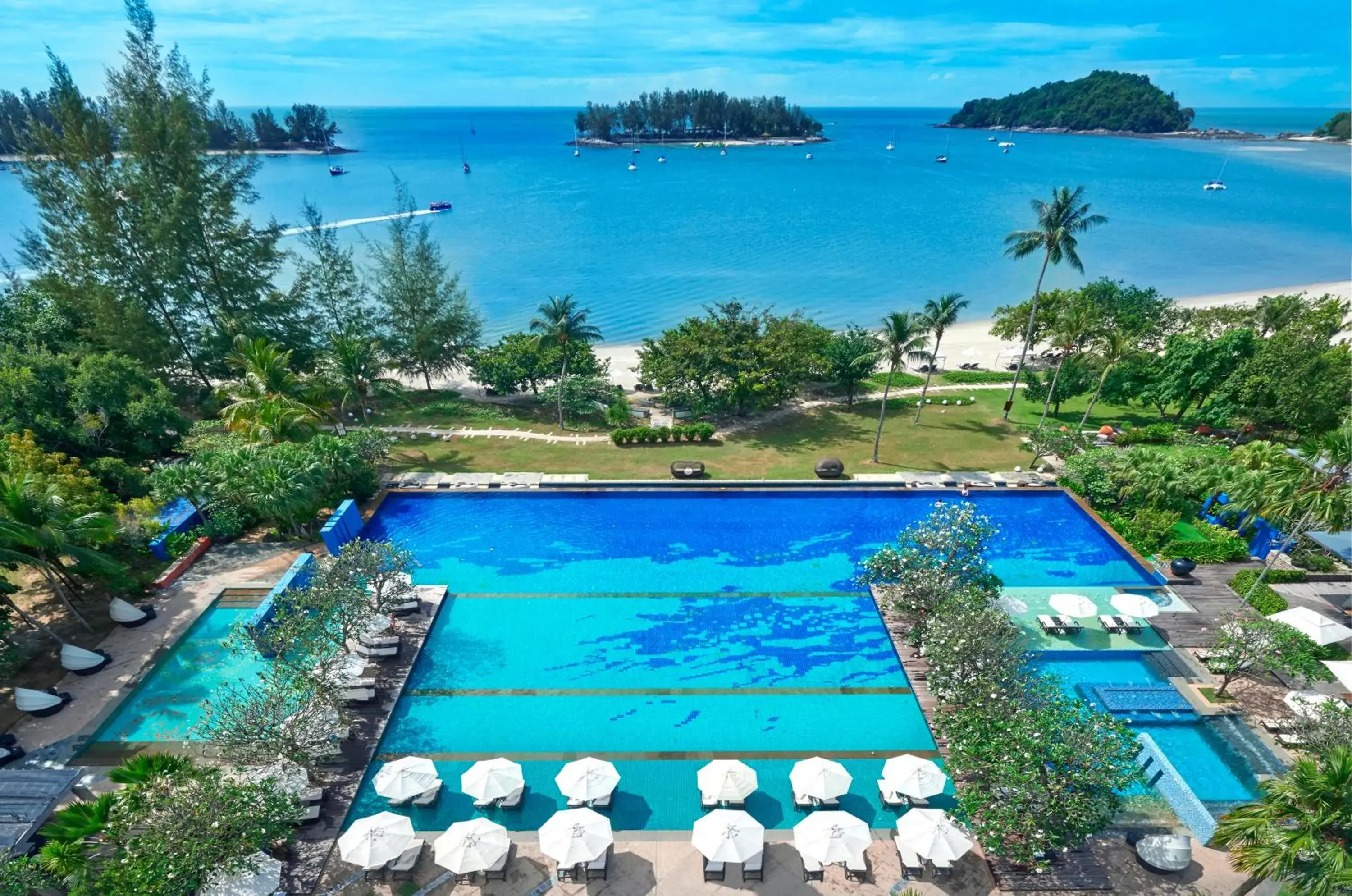 Swimming pool in The Danna Langkawi - A Member of Small Luxury Hotels of the World Swimming pool in The Danna Langkawi - A Member of Small Luxury Hotels of the World