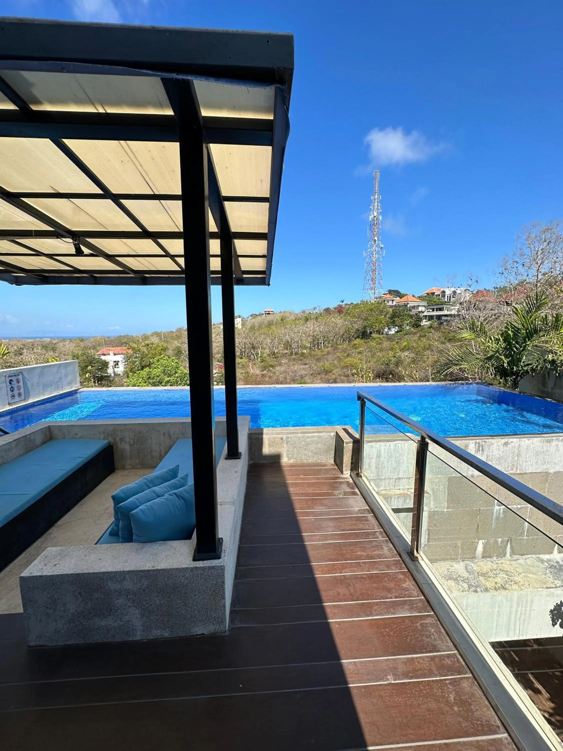 Pool view in Nusa Dua Bayview Villas