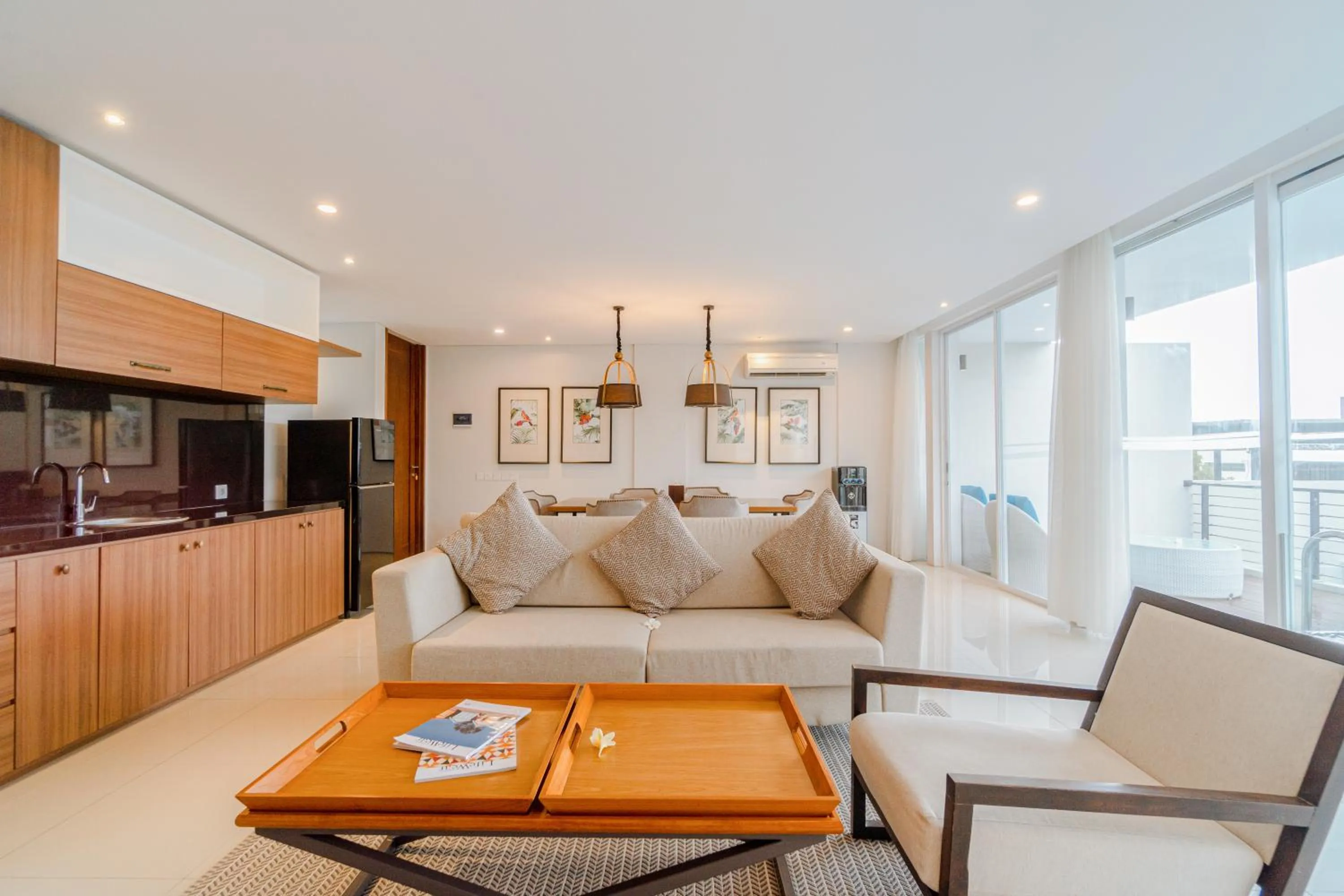 Living room in Nusa Dua Bayview Villas