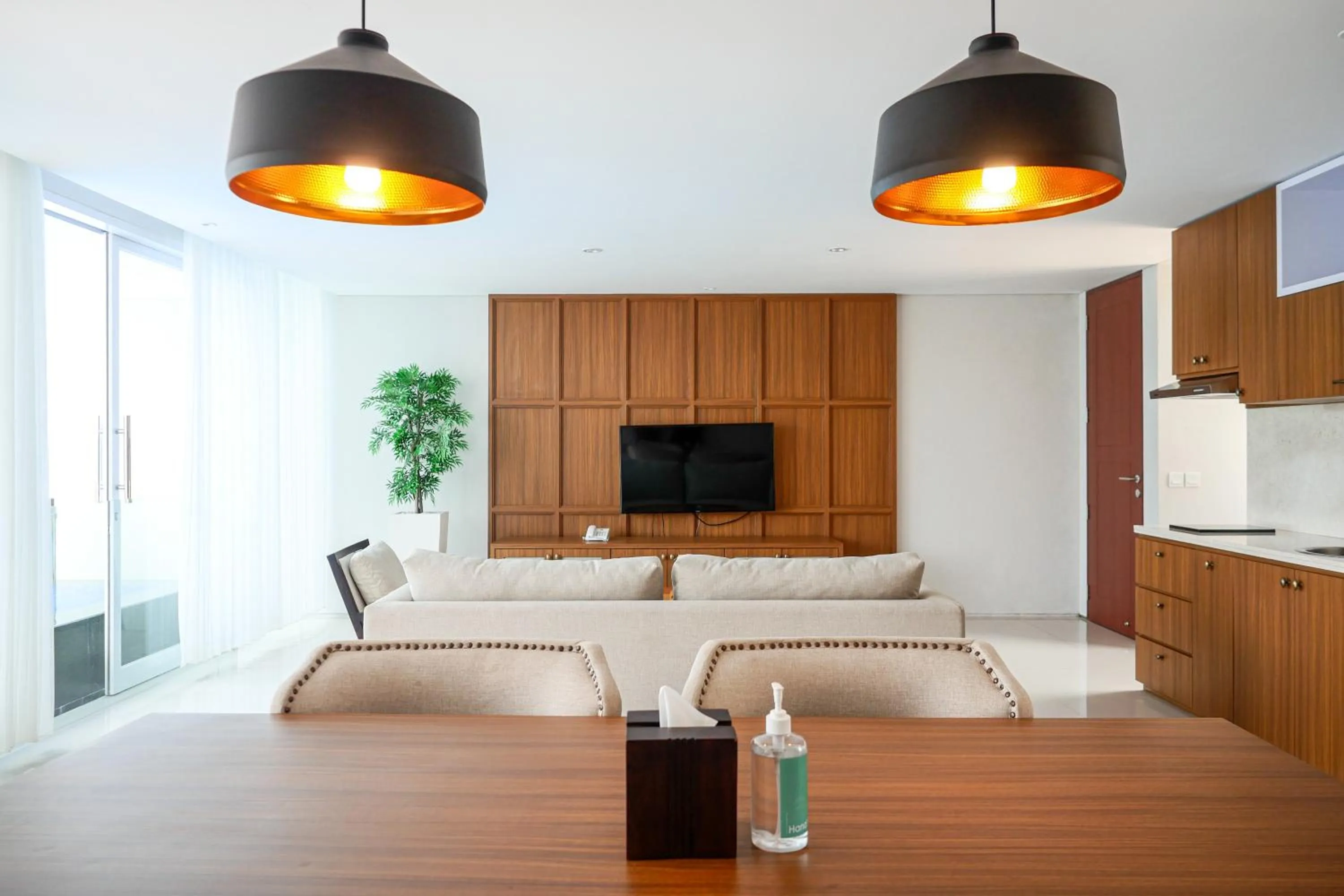 Living room in Nusa Dua Bayview Villas