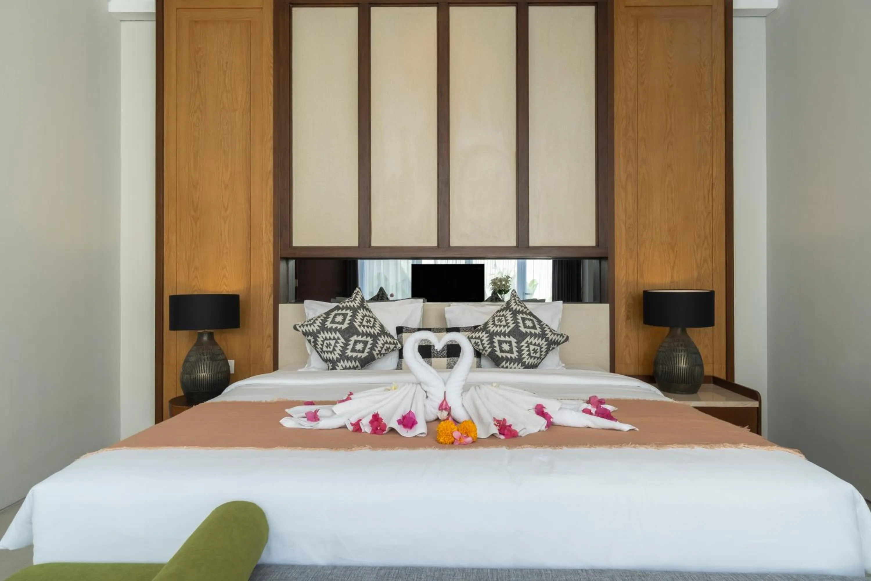 Bed in Nusa Dua Bayview Villas