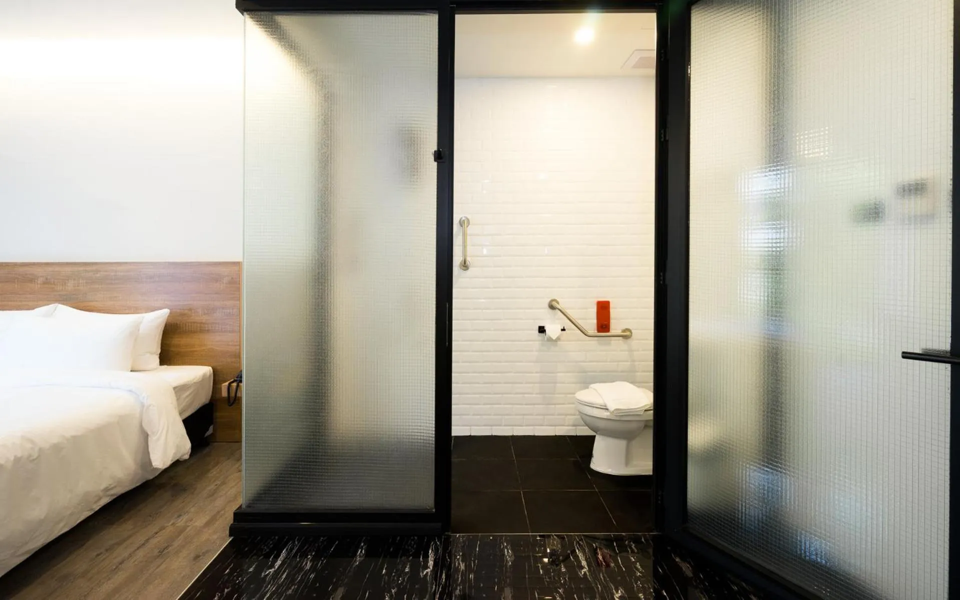 Toilet, Bed in STAY Hotel BKK