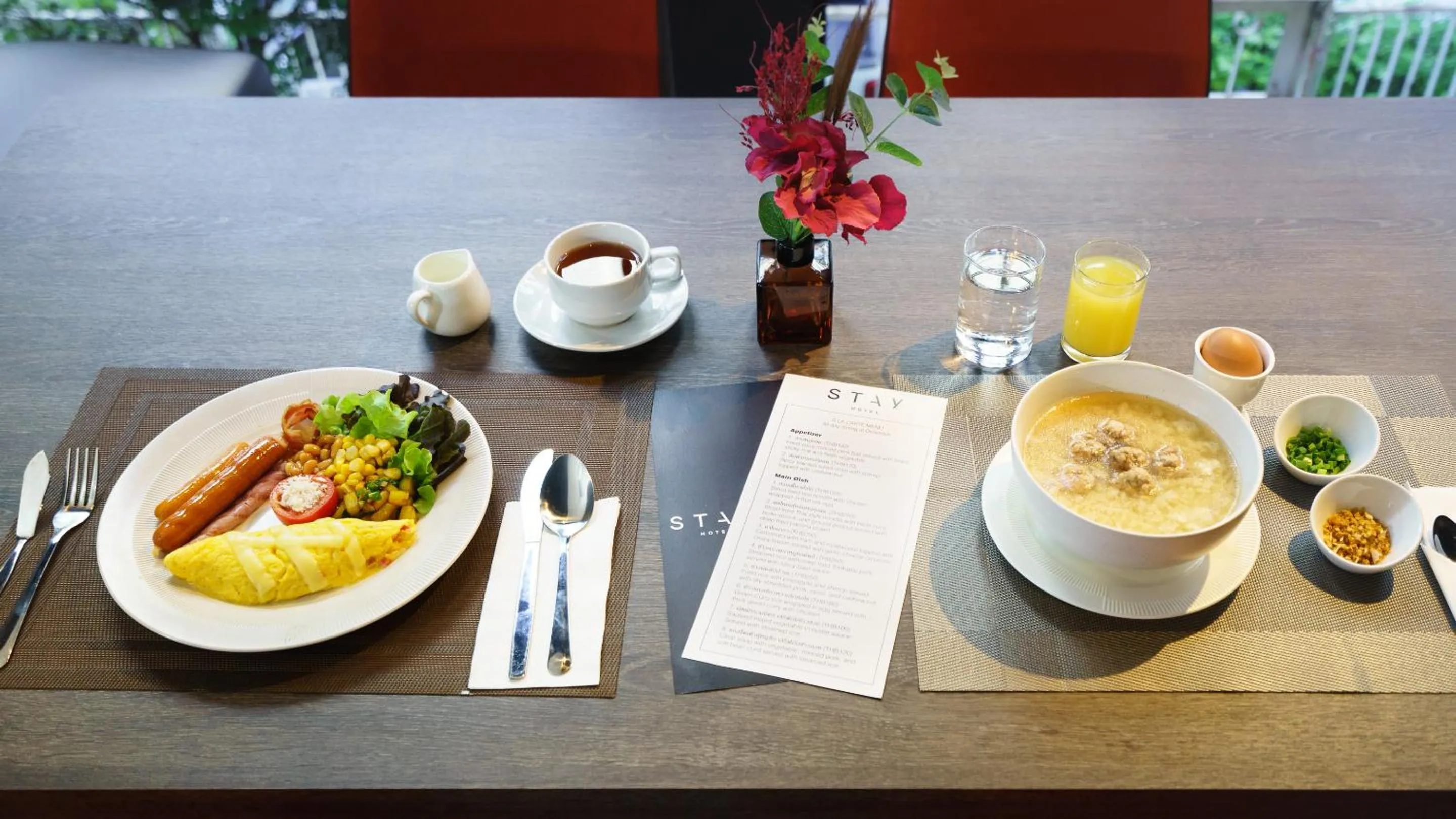 Food close-up in STAY Hotel BKK