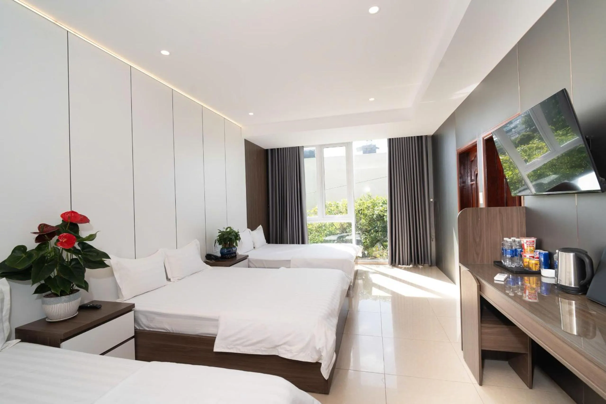 Bed in Ngoc Se Hotel