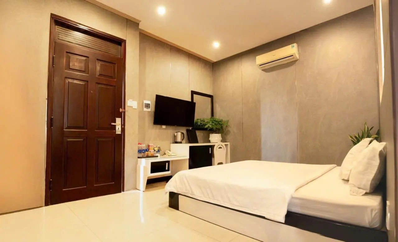 Bed in Ngoc Se Hotel