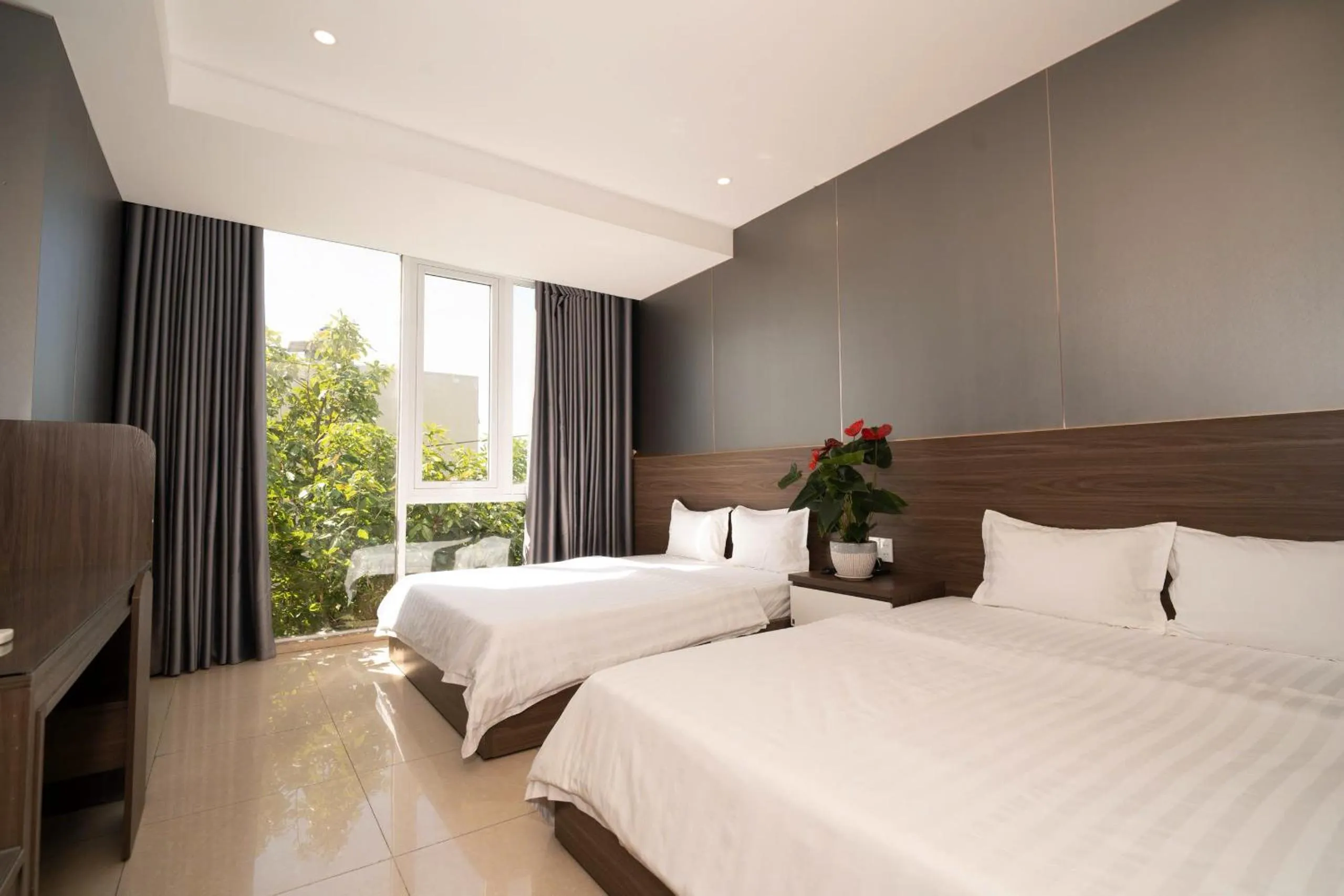 Bed in Ngoc Se Hotel