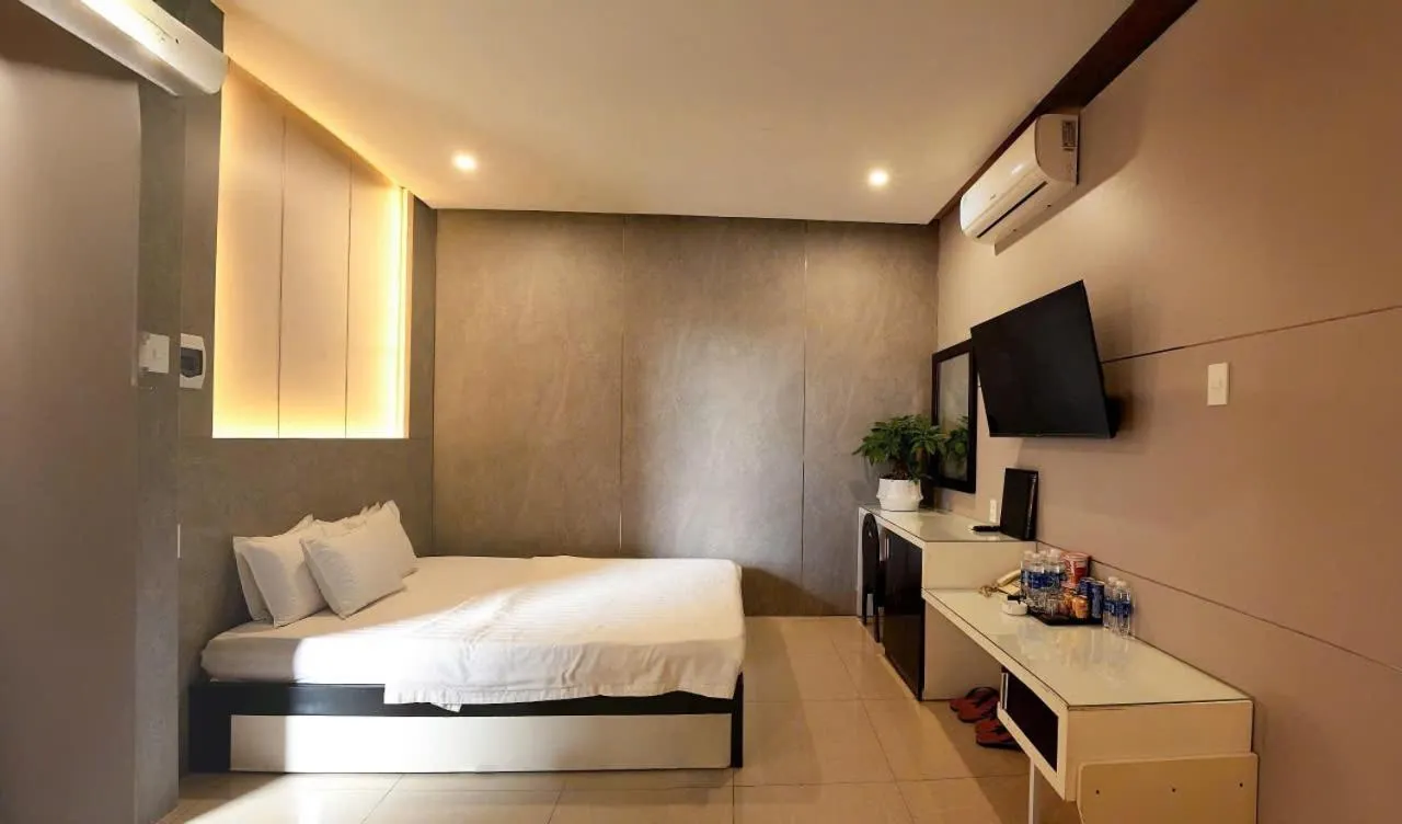 Bed in Ngoc Se Hotel