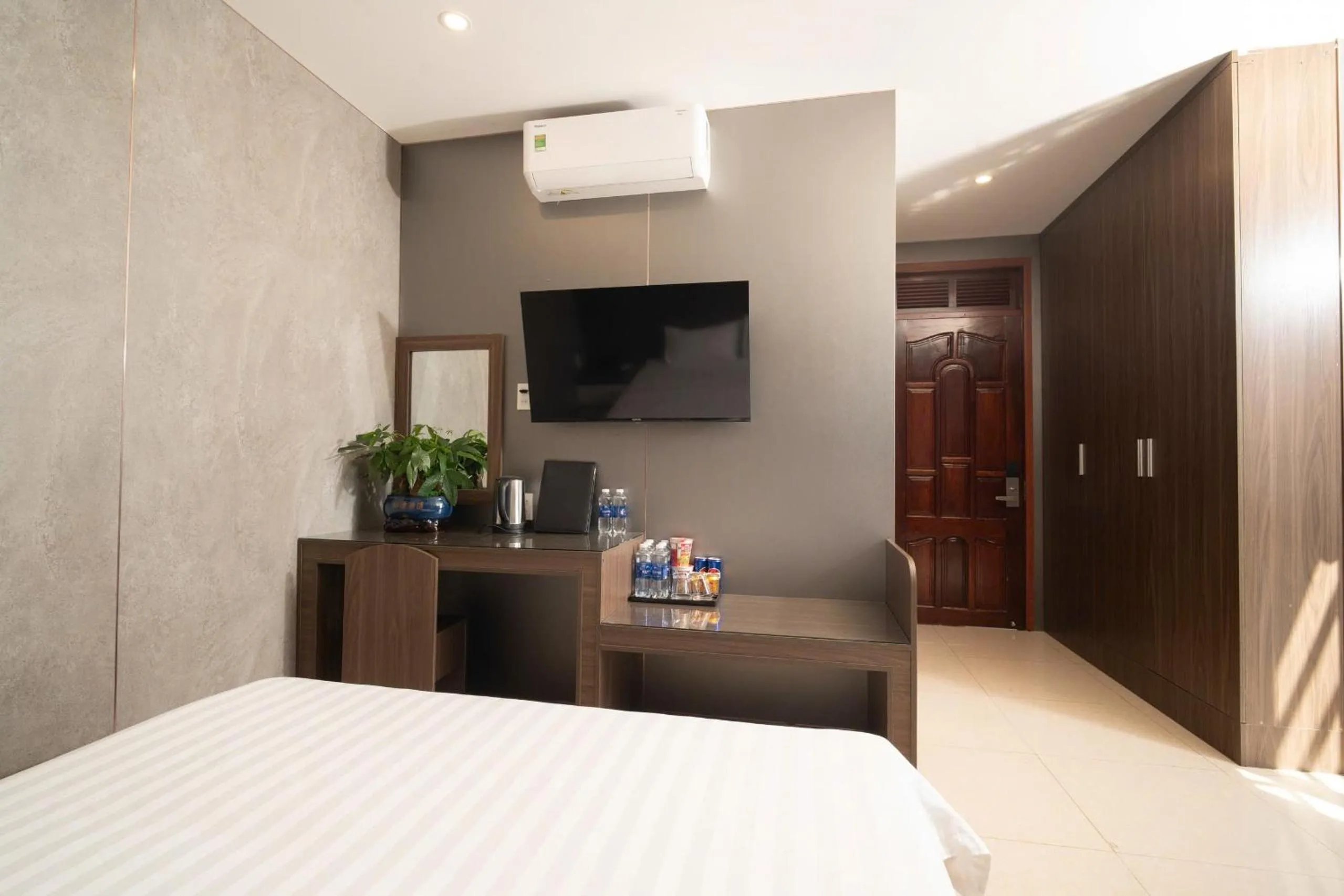 Bed in Ngoc Se Hotel