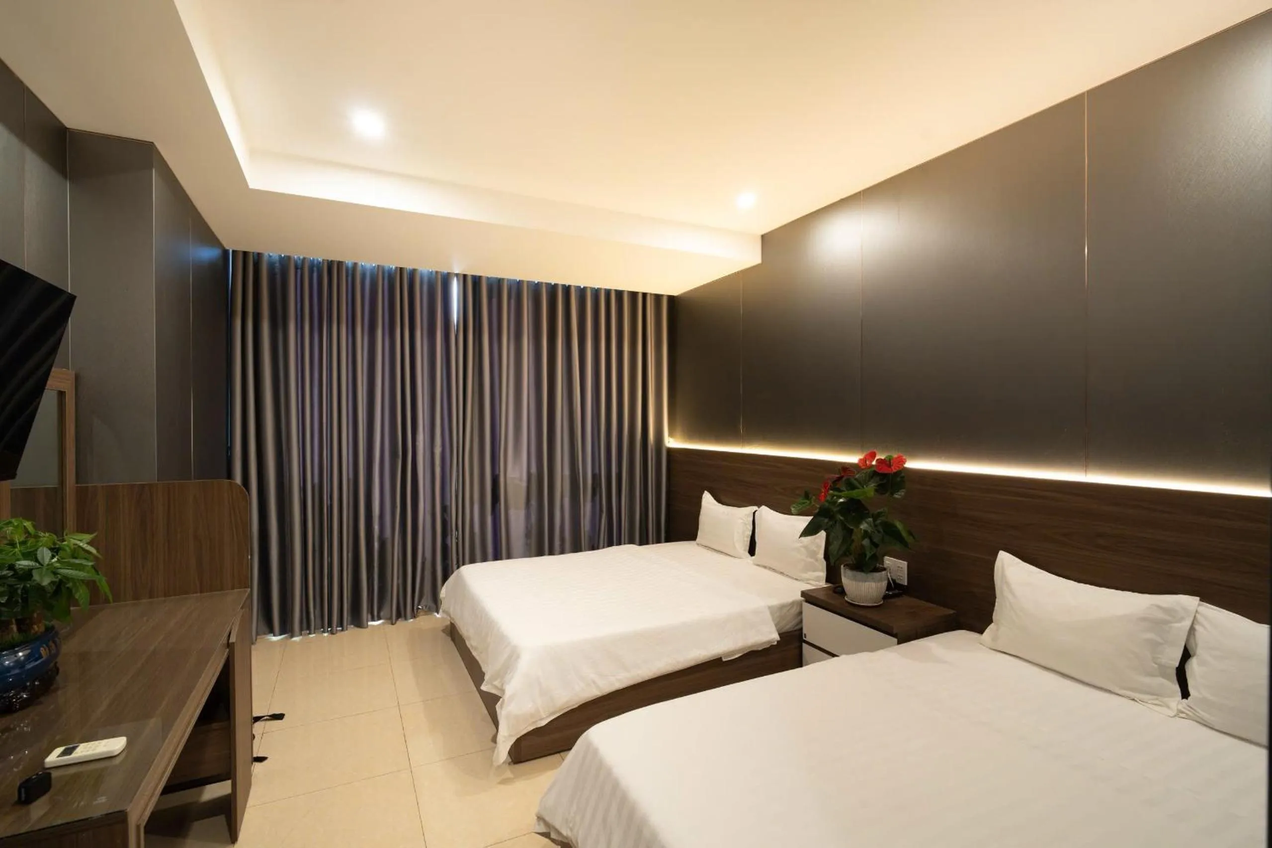 Bed in Ngoc Se Hotel