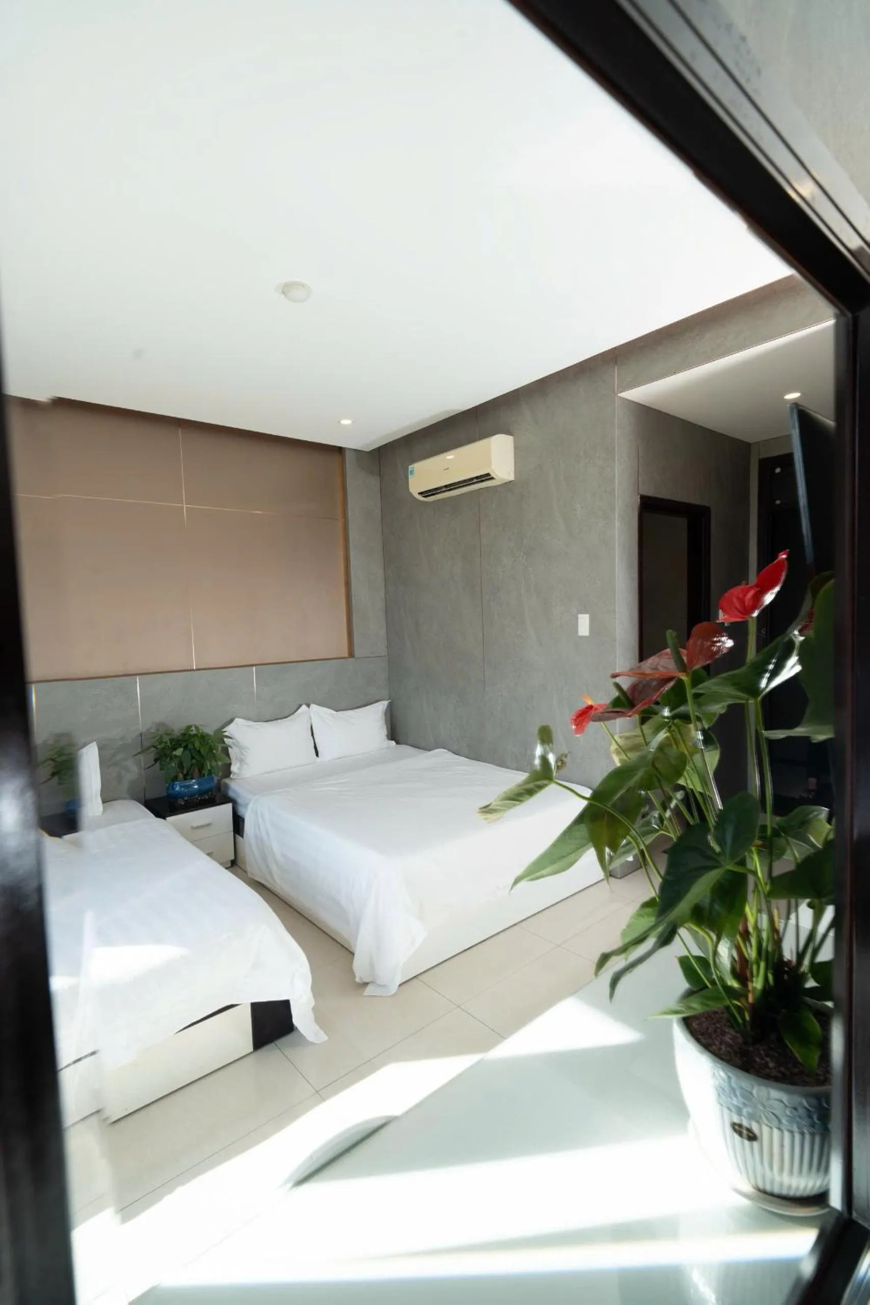 Bed in Ngoc Se Hotel