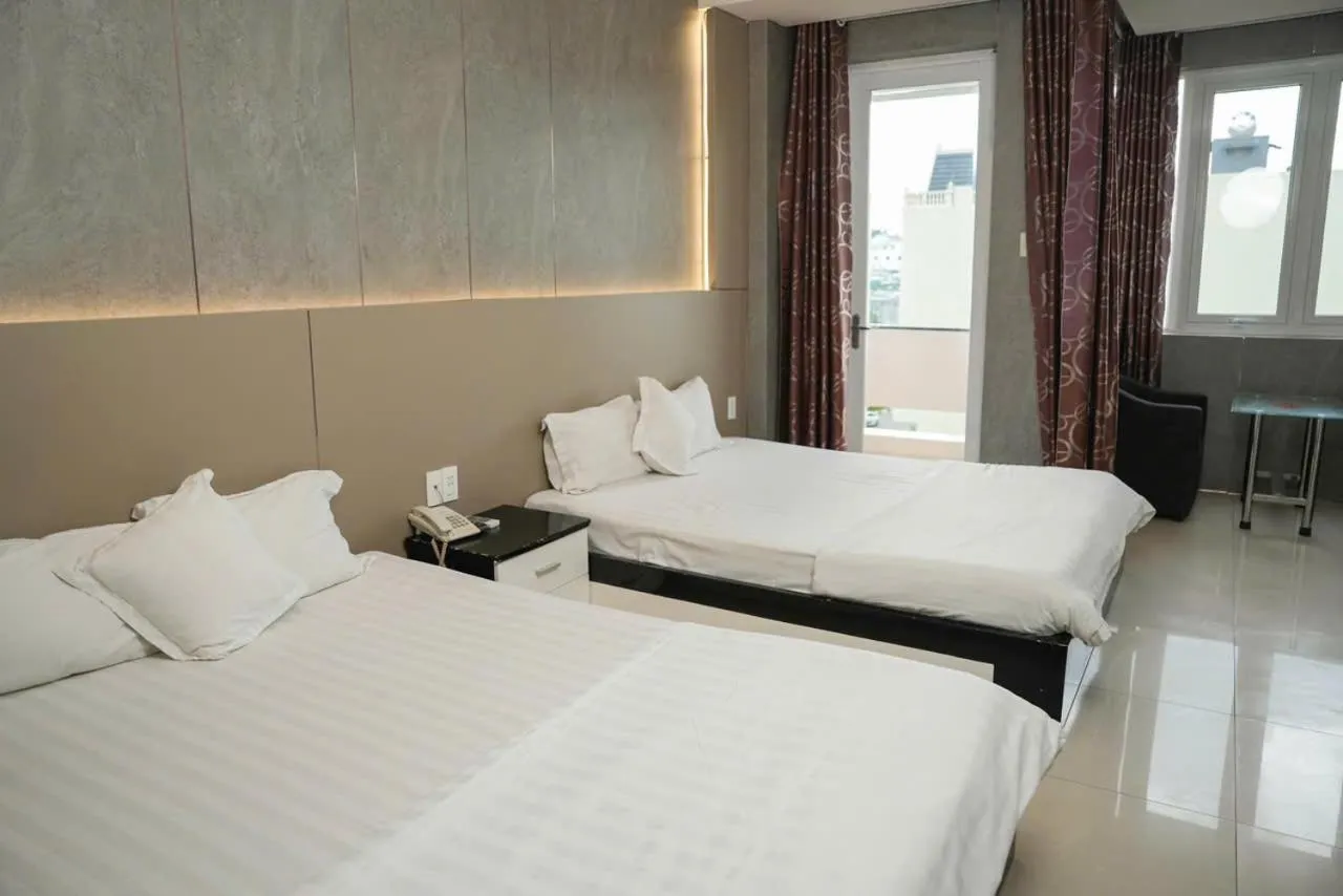 Bed in Ngoc Se Hotel