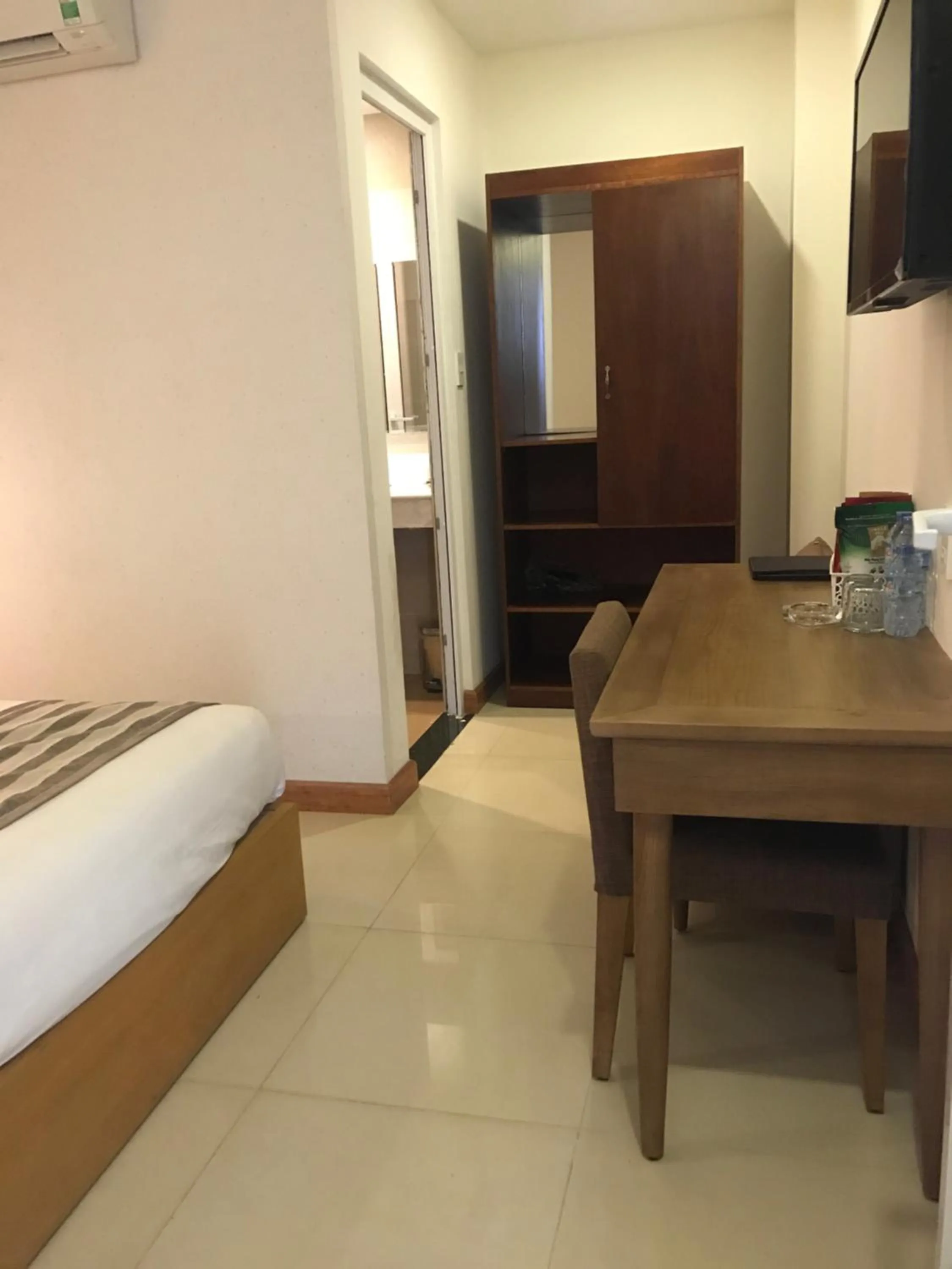 Bed in Elegant Hotel