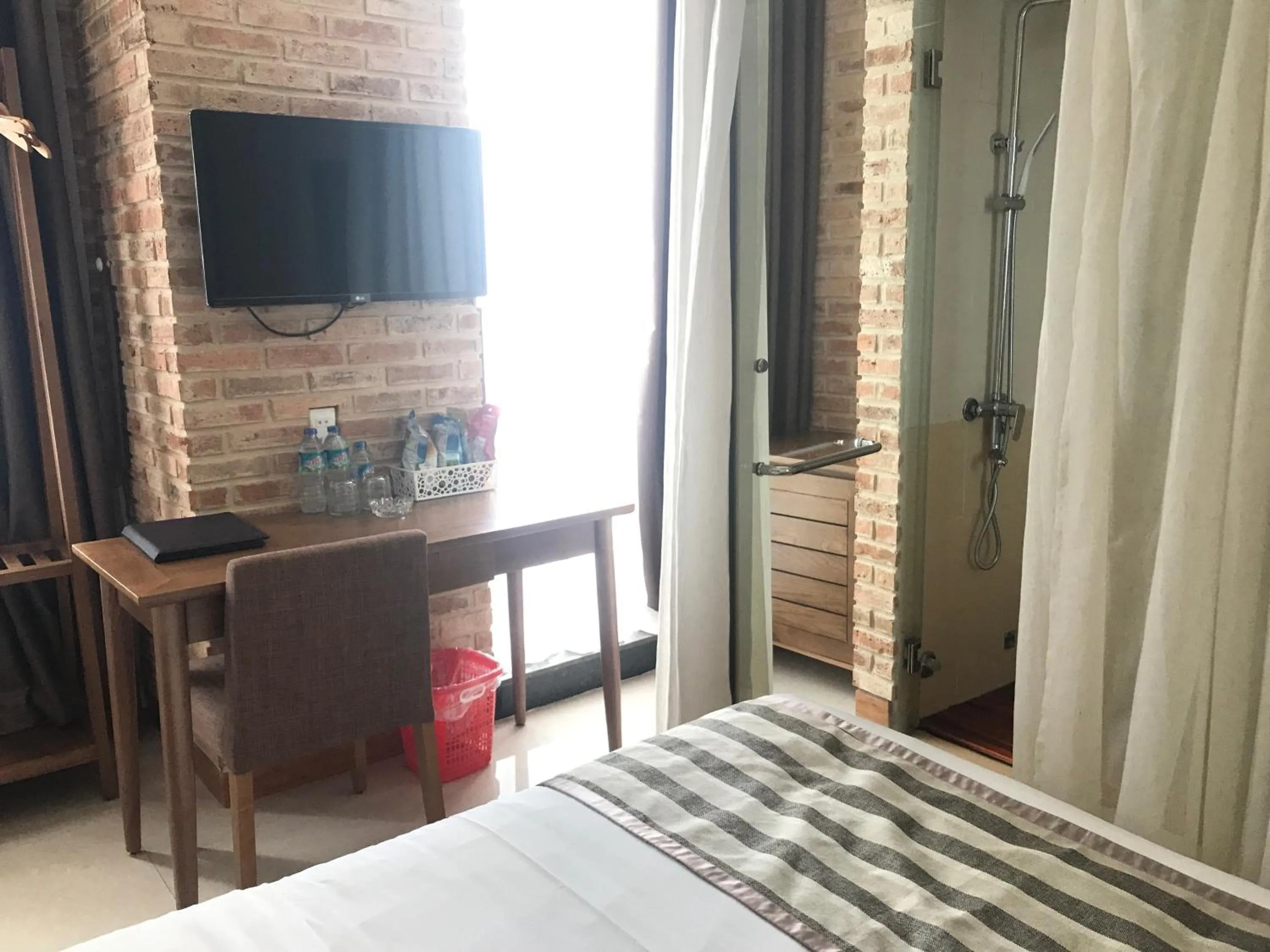 Bed in Elegant Hotel