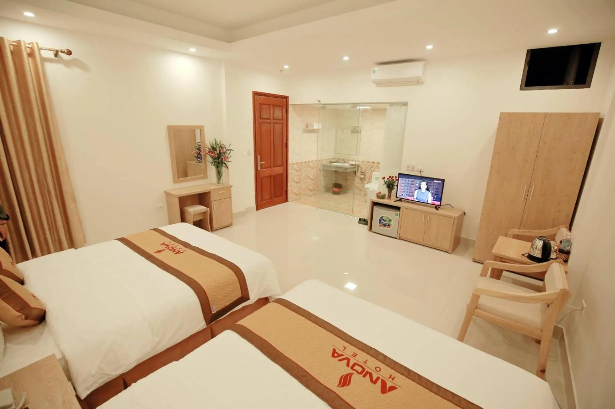 Bed in Anova Airport Hotel - Convenient & Friendly