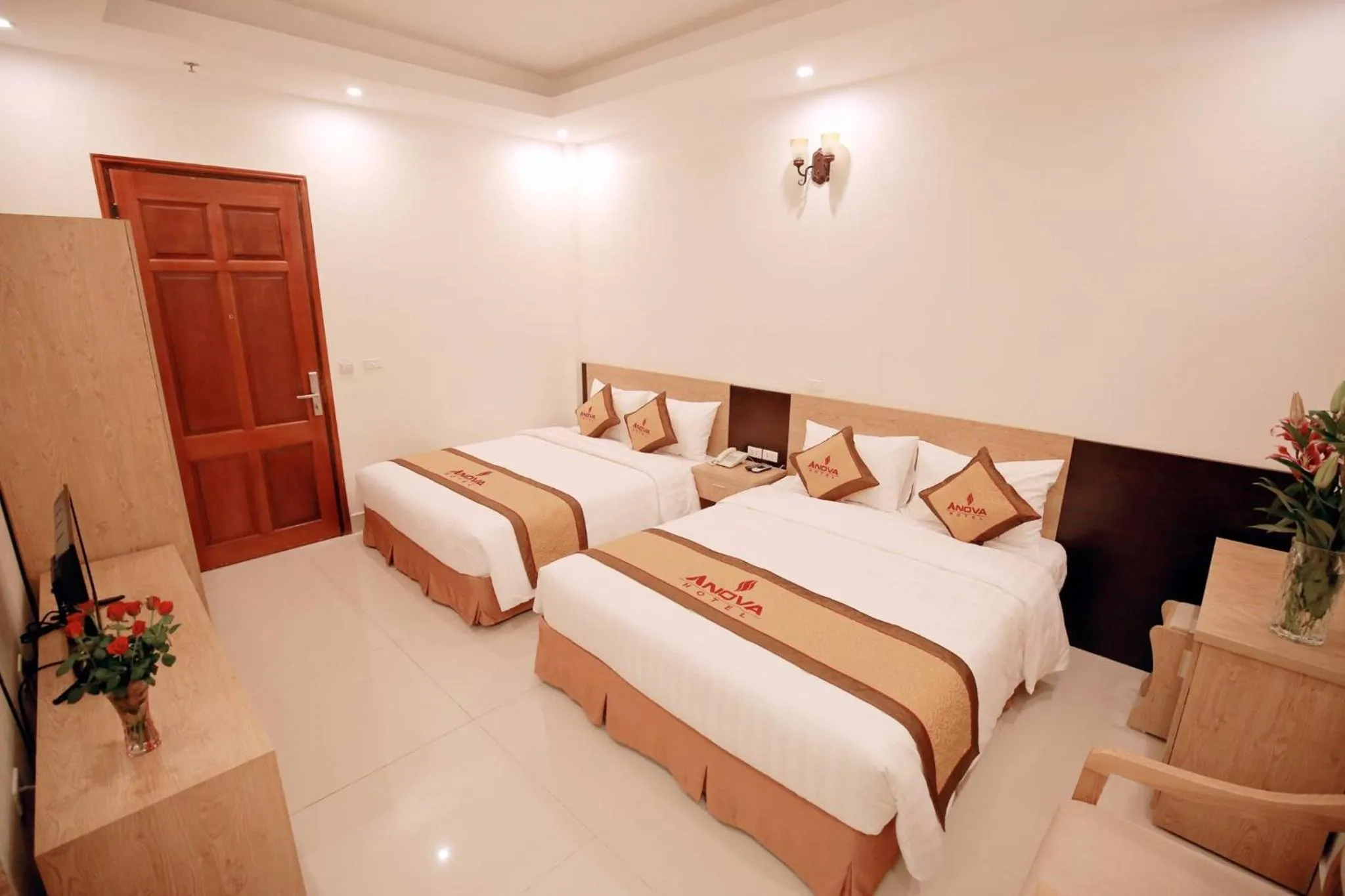 Bed in Anova Airport Hotel - Convenient & Friendly