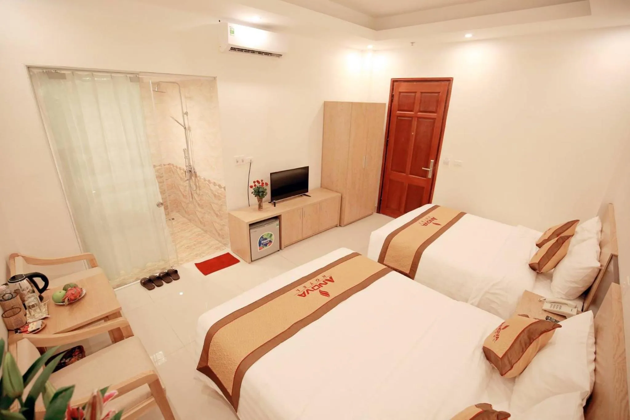Bed in Anova Airport Hotel - Convenient & Friendly