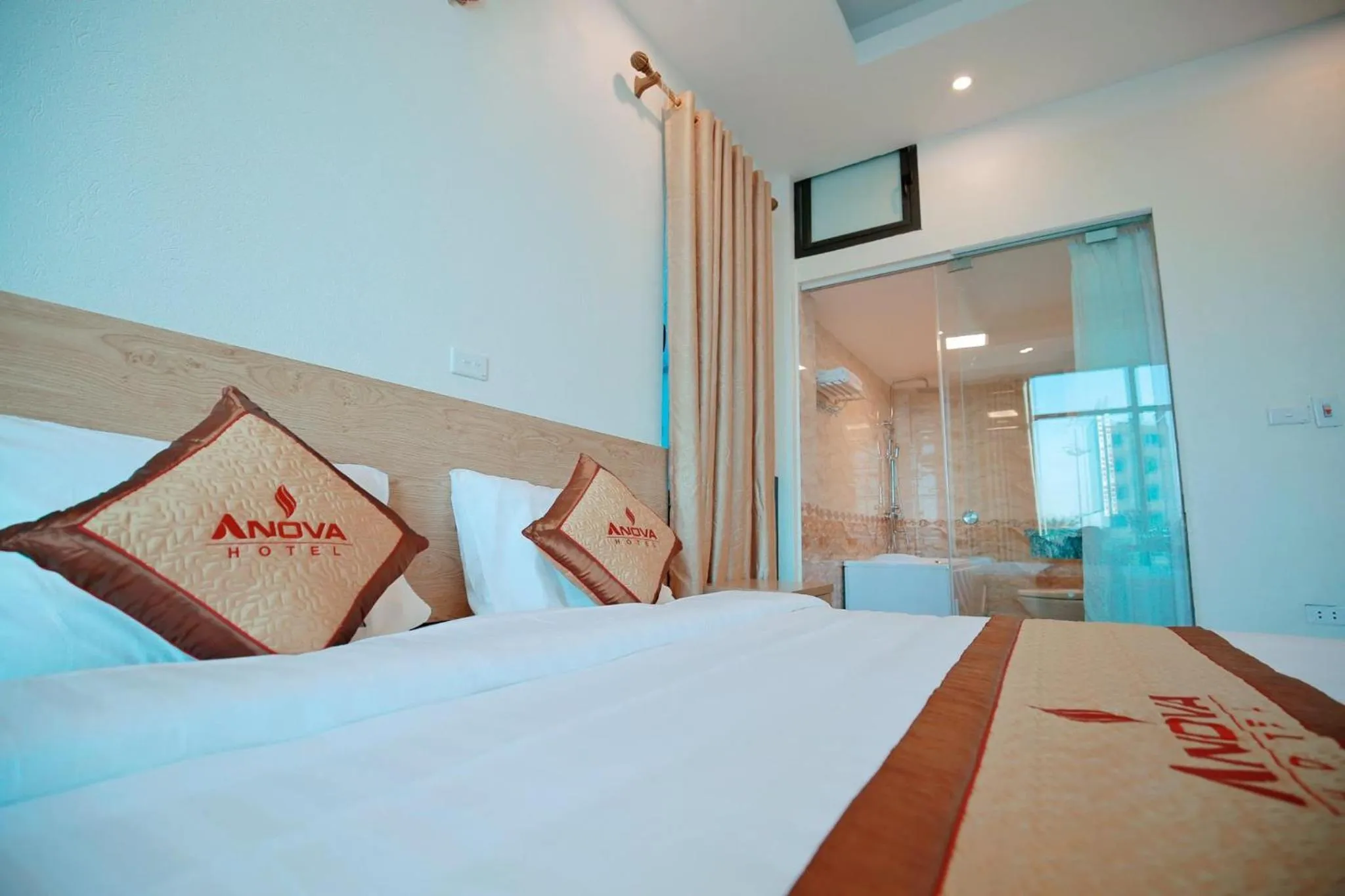 Bed in Anova Airport Hotel - Convenient & Friendly