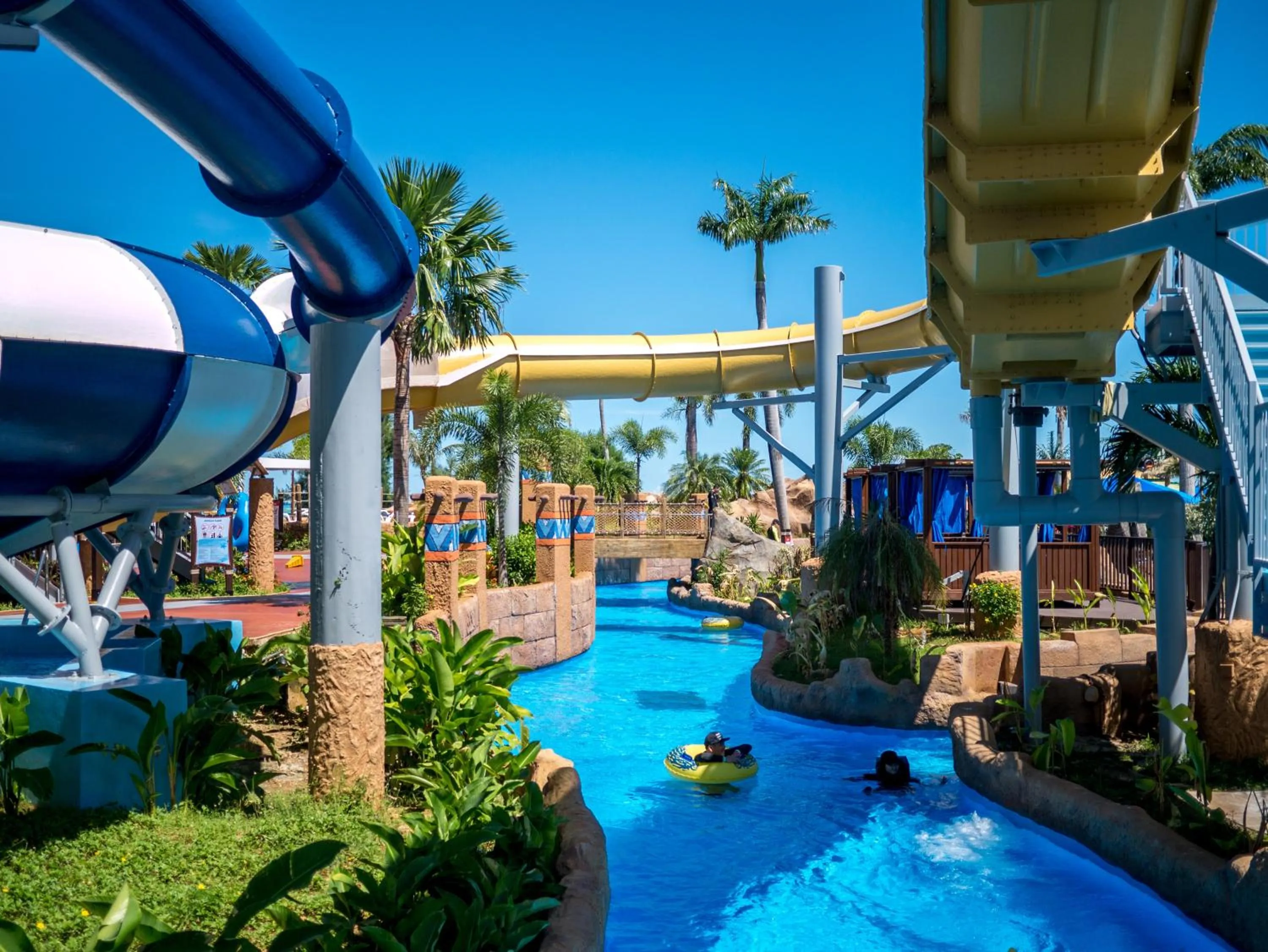 Aqua park in Saipan World Resort