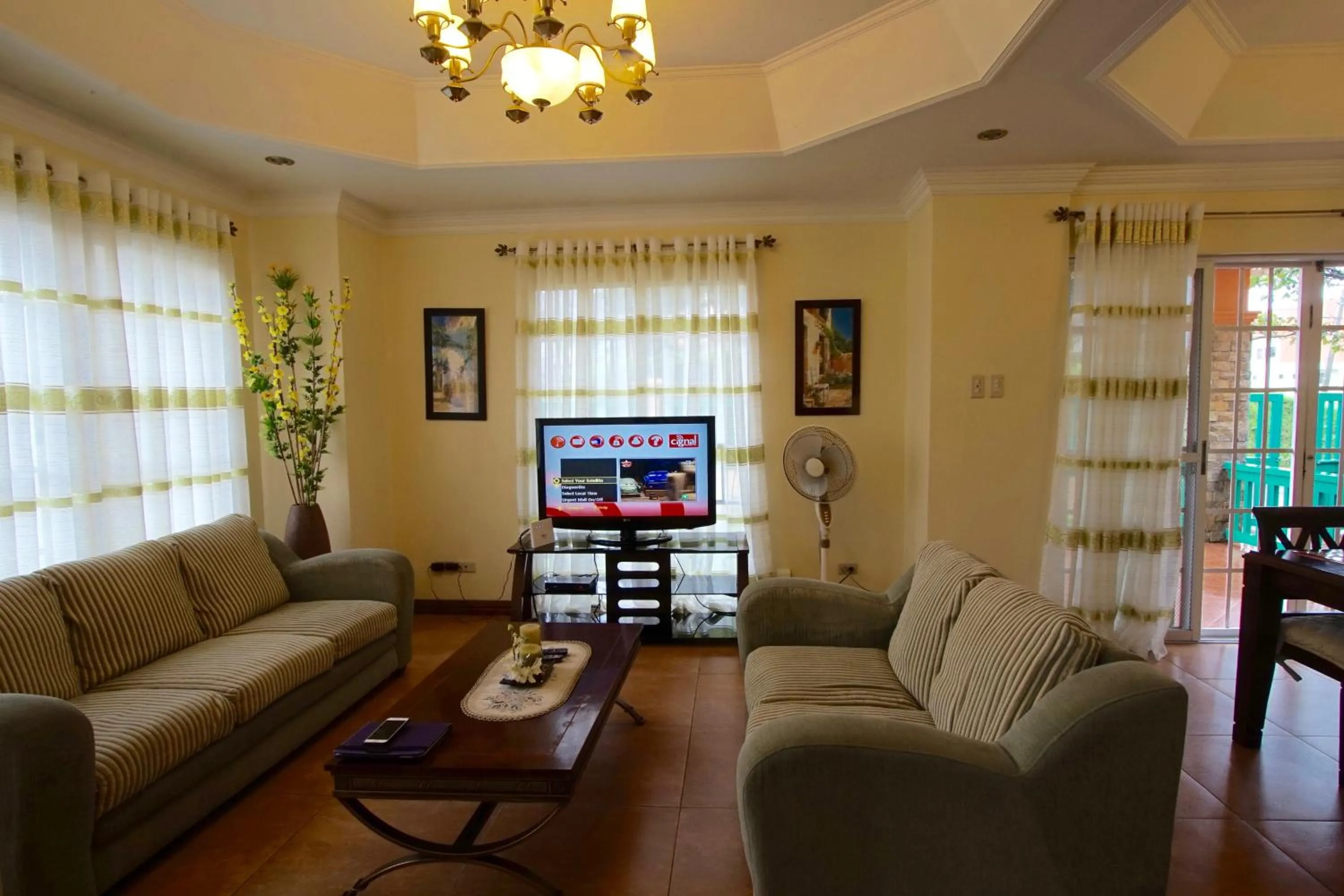 Living room in Charming Tagaytay Vacation Home