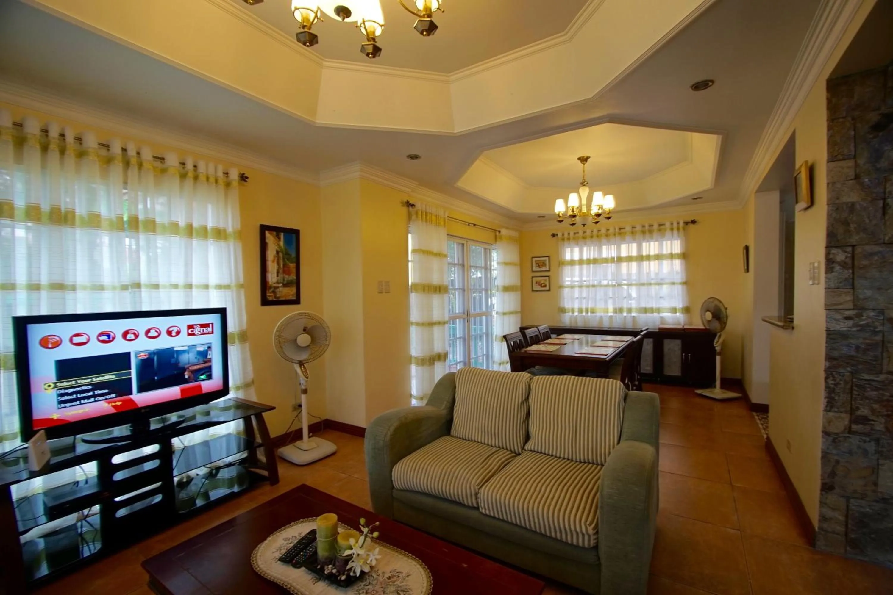 Living room in Charming Tagaytay Vacation Home