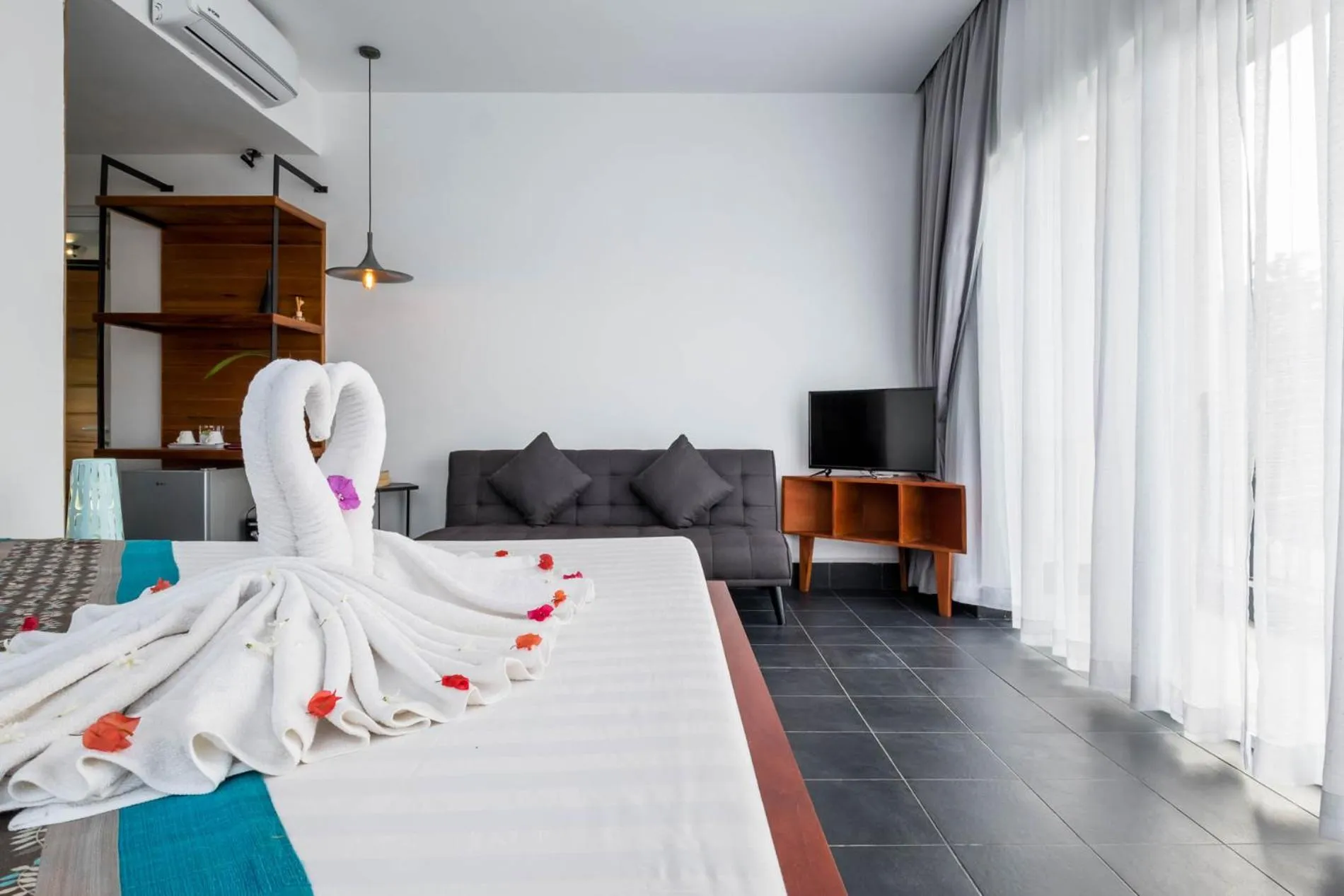 Bed in Pippali Boutique Hotel