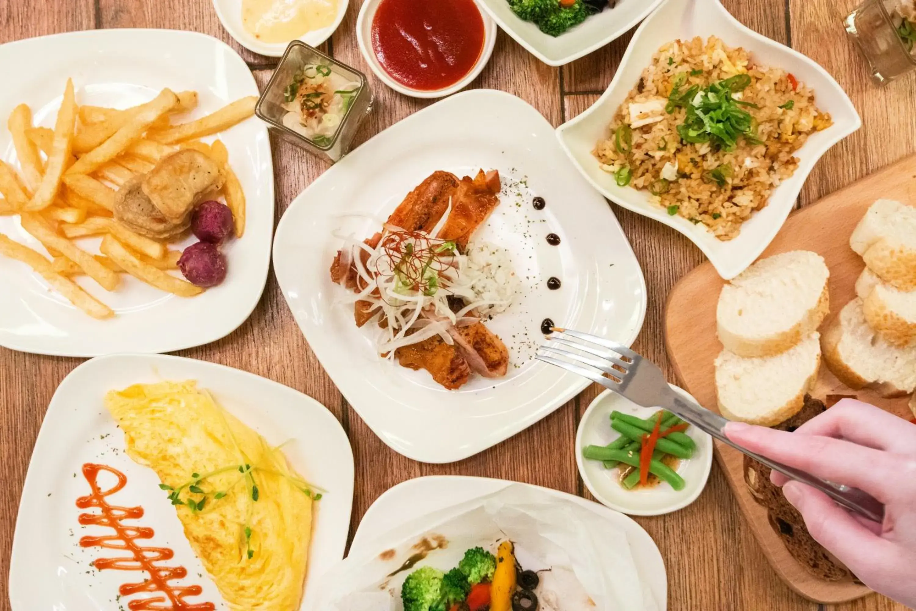 Buffet breakfast in i hotel 中壢館 Buffet breakfast in i hotel 中壢館