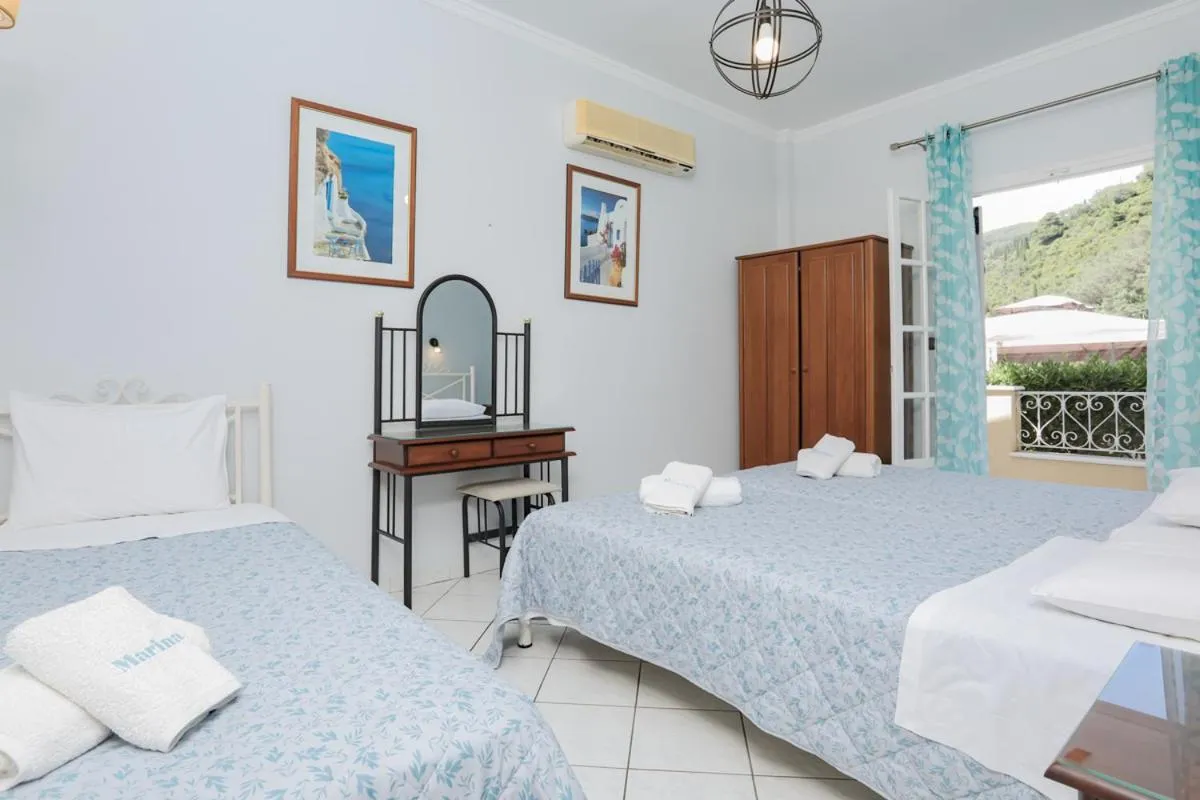 Bed in Marina Apartments, Agios Gordios Corfu